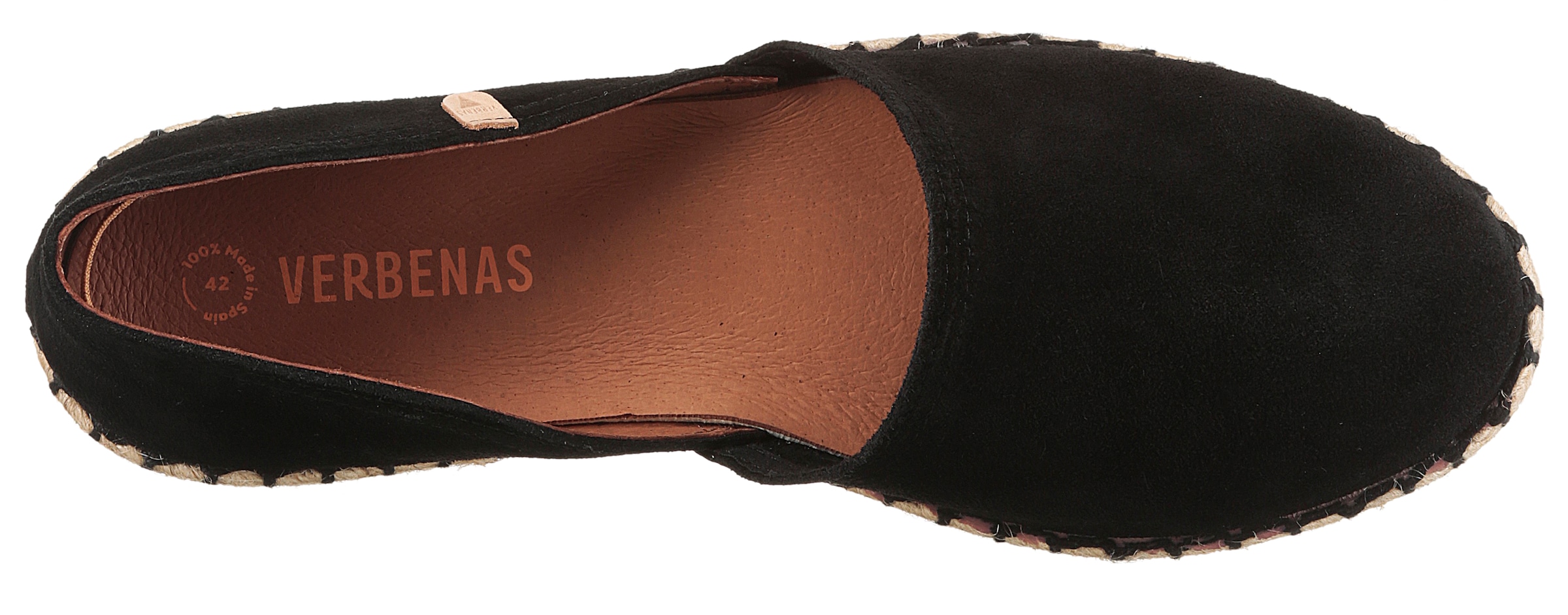 VERBENAS Espadrille »CARMEN SERRAJE«  Sommerschuh, Schlappen mit Jute-Rahmen