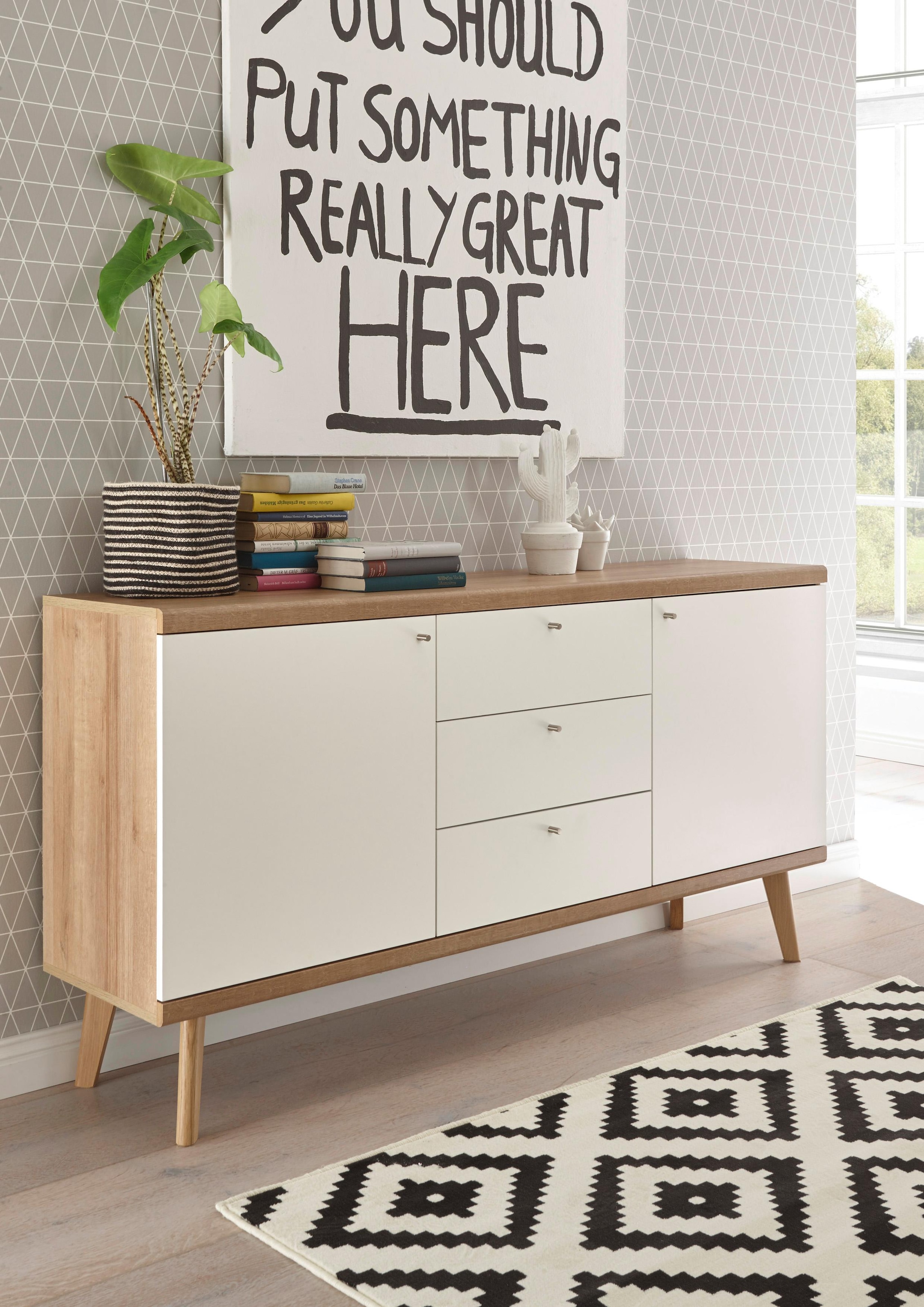 andas Sideboard »Merle«, im skandinavischen Design, Breite 160 cm