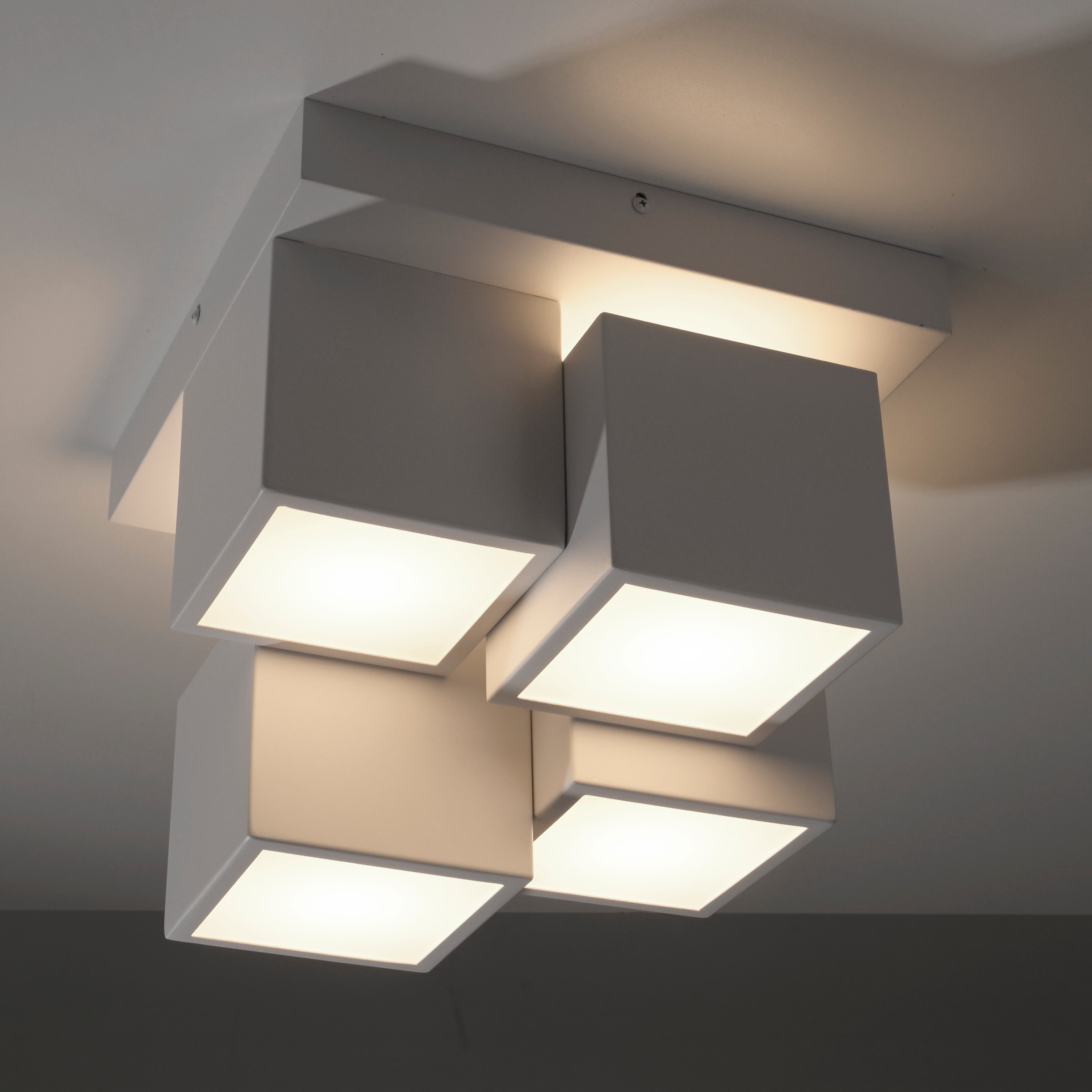 JUST LIGHT Deckenleuchte »TETRIS«, 1 flammig, Leuchtmittel LED-Board | LED fest integriert, LED