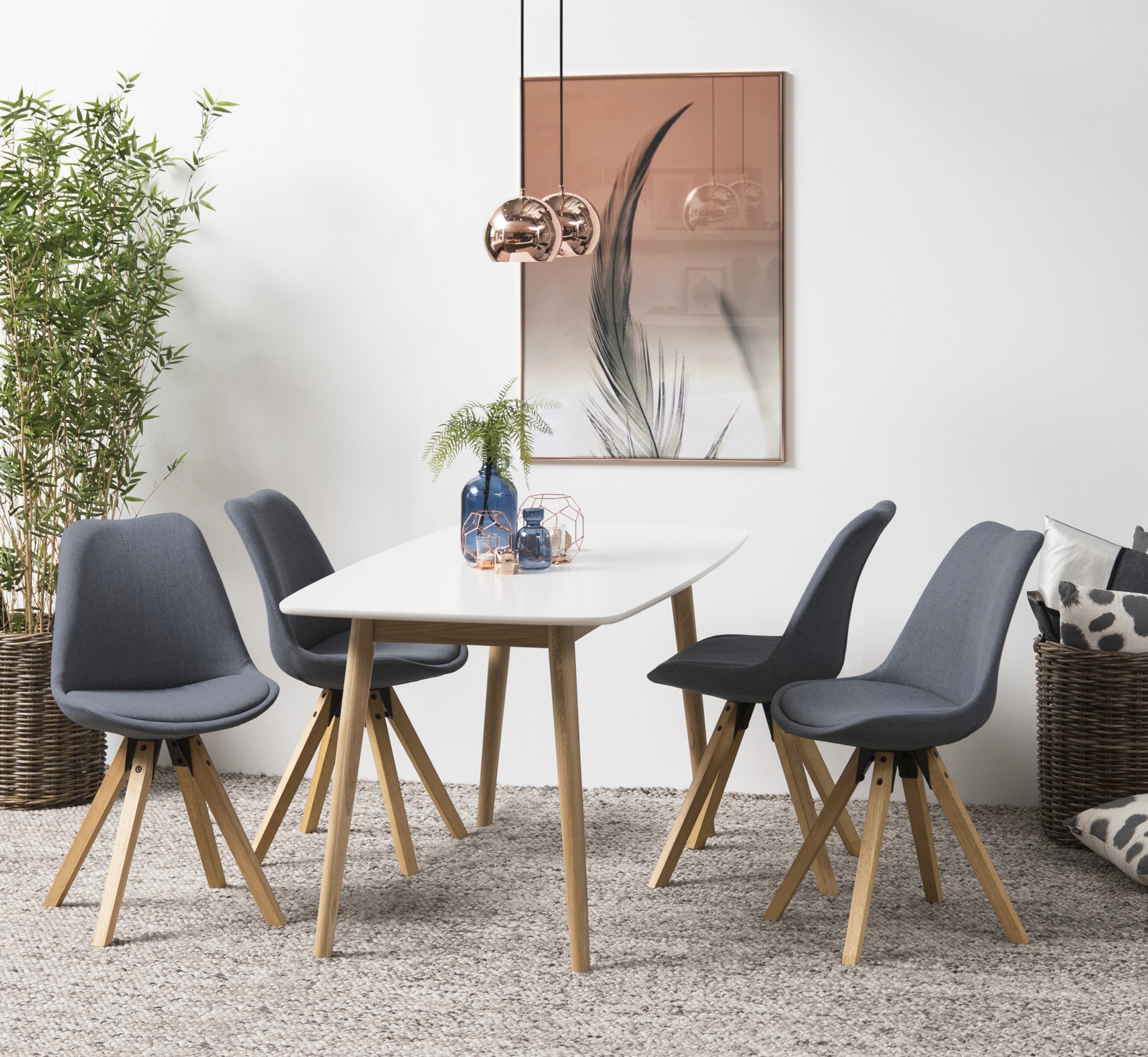 ACTONA GROUP Esszimmerstuhl »Dian« (Set) 2 Stk.Organisch geformter Sitz mit günstig online kaufen