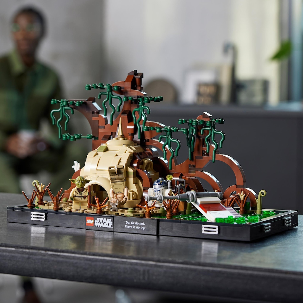 LEGO® Konstruktionsspielsteine »Jedi™ Training auf Dagobah™ – Diorama (75330), LEGO® Star Wars™«, (1000 St.), Made in Europe