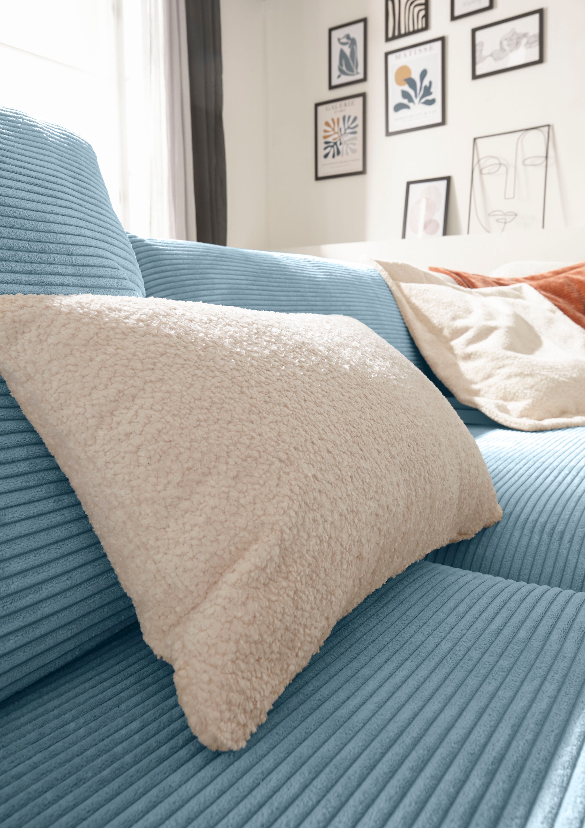 Musterring Wohnlandschaft »Lucia U-Form«, Verschiedene Farben, inkl. Kopfstütze, Gesamtbreite 434 cm