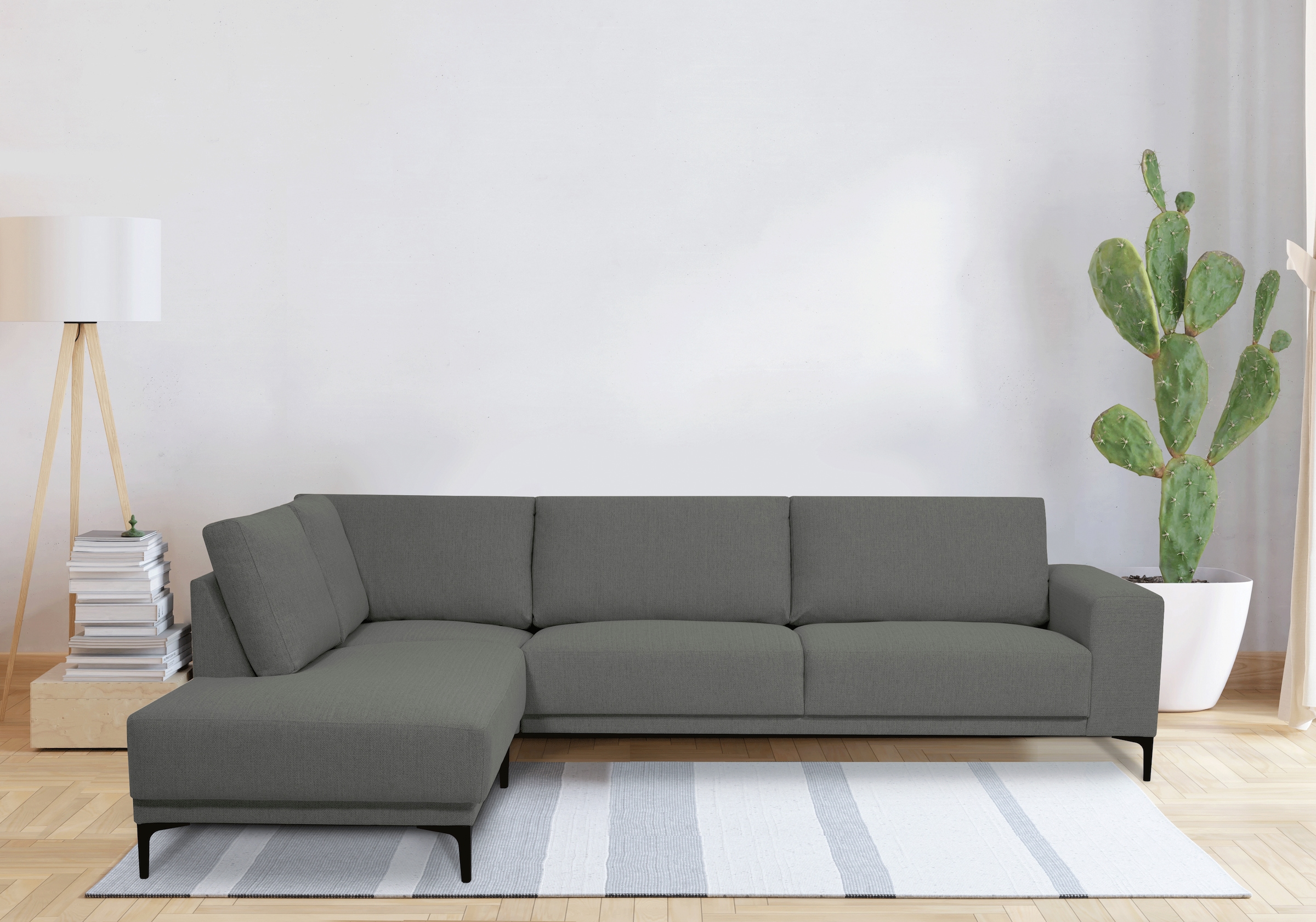 Places of Style Ecksofa "Xander, L-Form,", Breite 289 cm, Webstoff, Soft-To günstig online kaufen