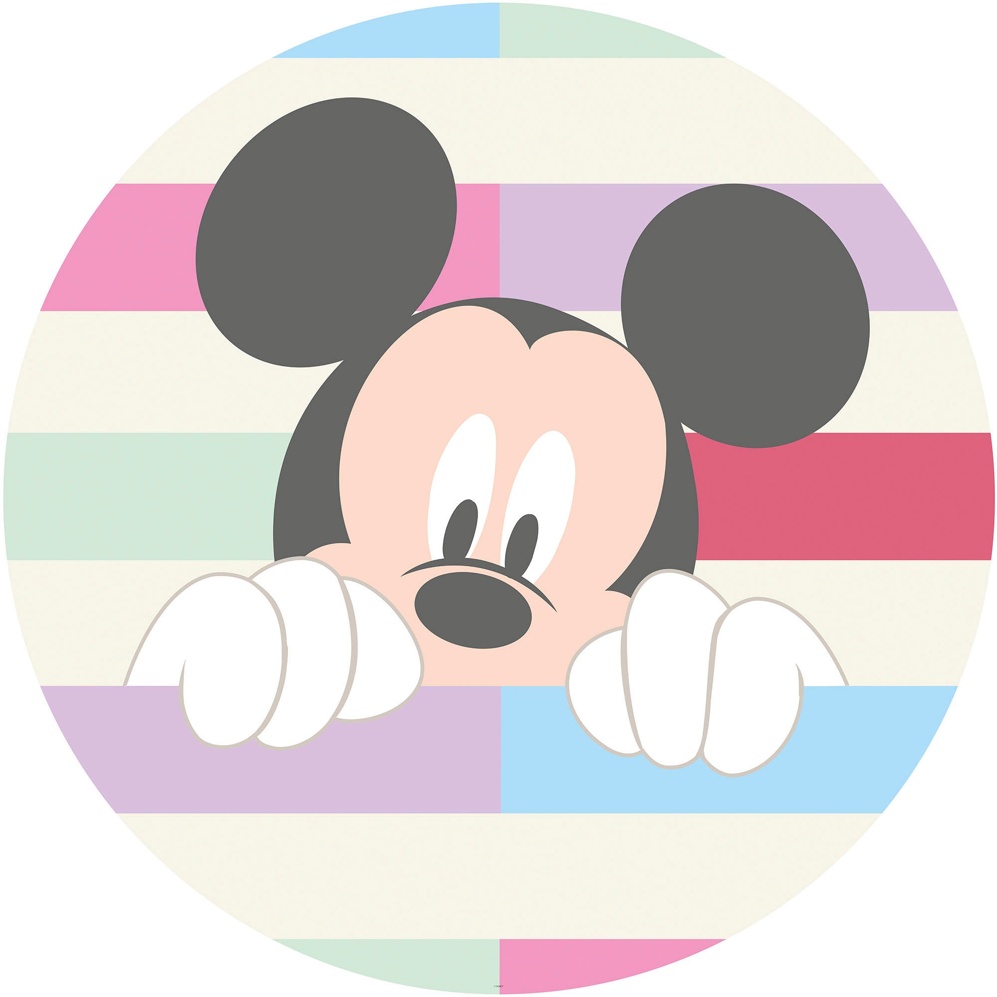 Komar Wandtattoo »selbstklebendes Vlies - Mickey Peek-a-boo - Größe 125 x 1 günstig online kaufen