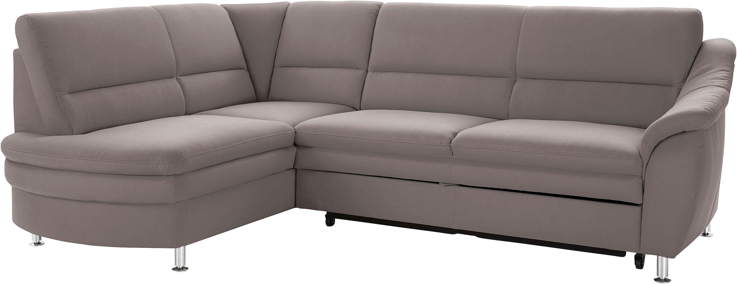 sit&more Ecksofa »Cardoso L-Form« mit Federkern, wahlweise mit Bettfunktion günstig online kaufen