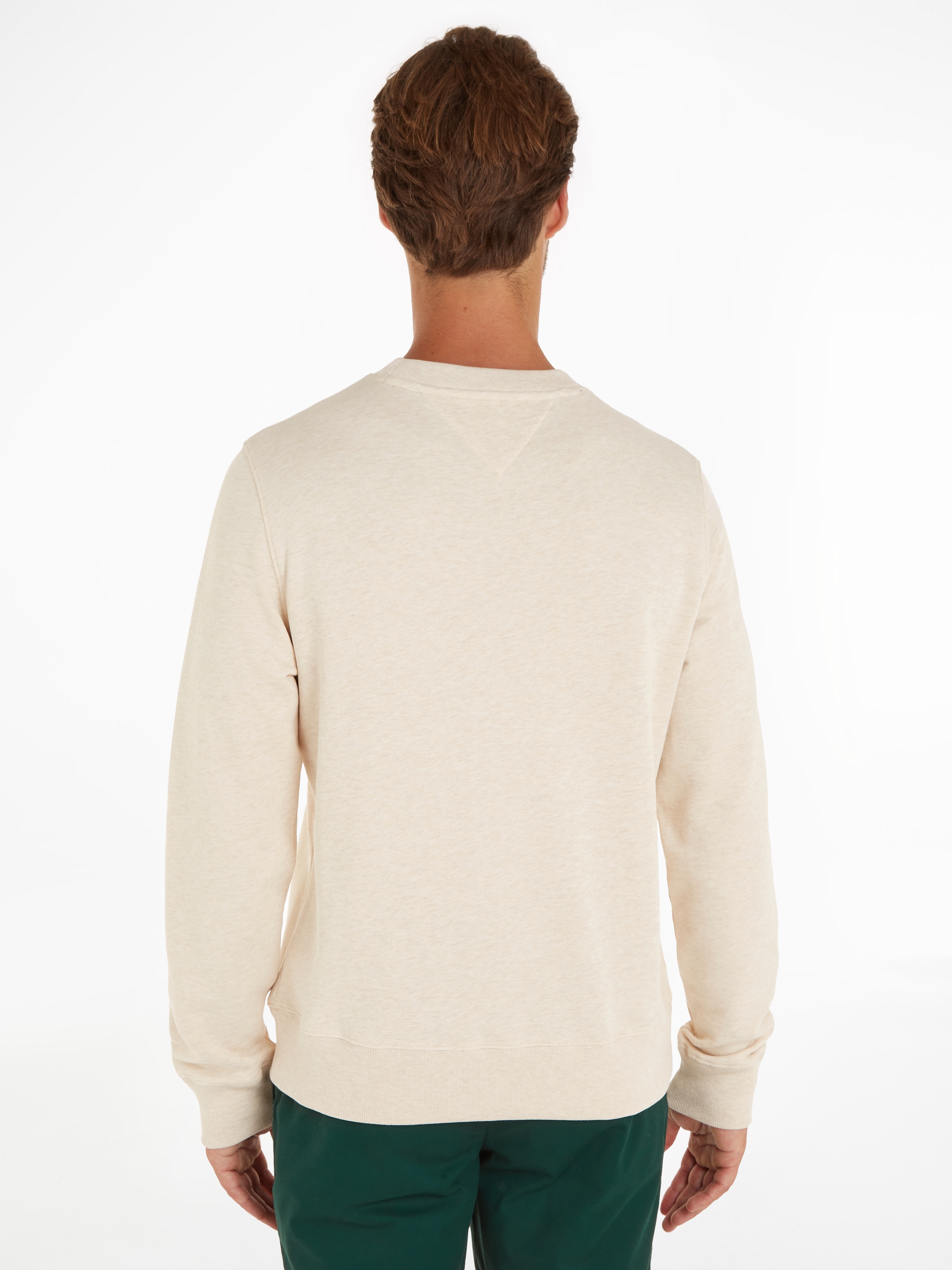 Tommy Hilfiger Sweatshirt »HILFIGER ARCHED HTR SWEATSHIRT« mit gebrochenem Print