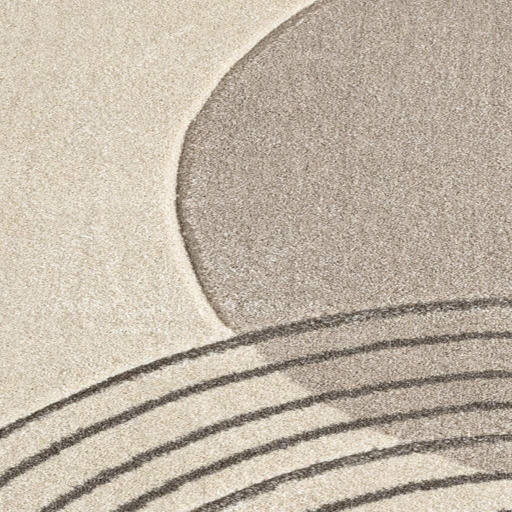 Carpet City Teppich »BONITO 7157«, rechteckig, 11 mm Höhe, Läufer, Flachflor, Hochtief-Muster/ 3D-Effekt, Geo-Muster, Wohnzimmer