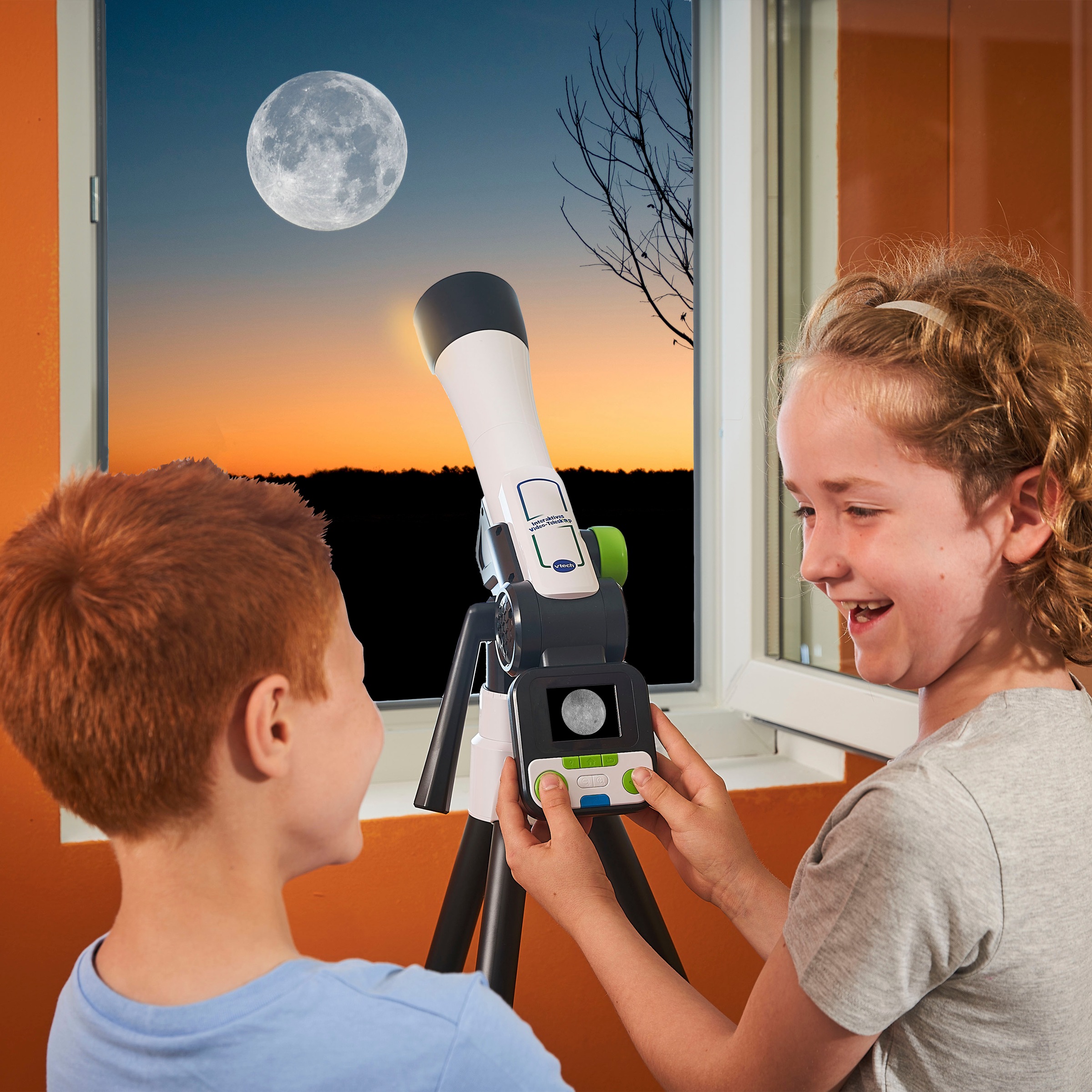 Vtech® Teleskop »Interaktives Video-Teleskop für Kinder«, mit NASA Lerninhalten und Spielen