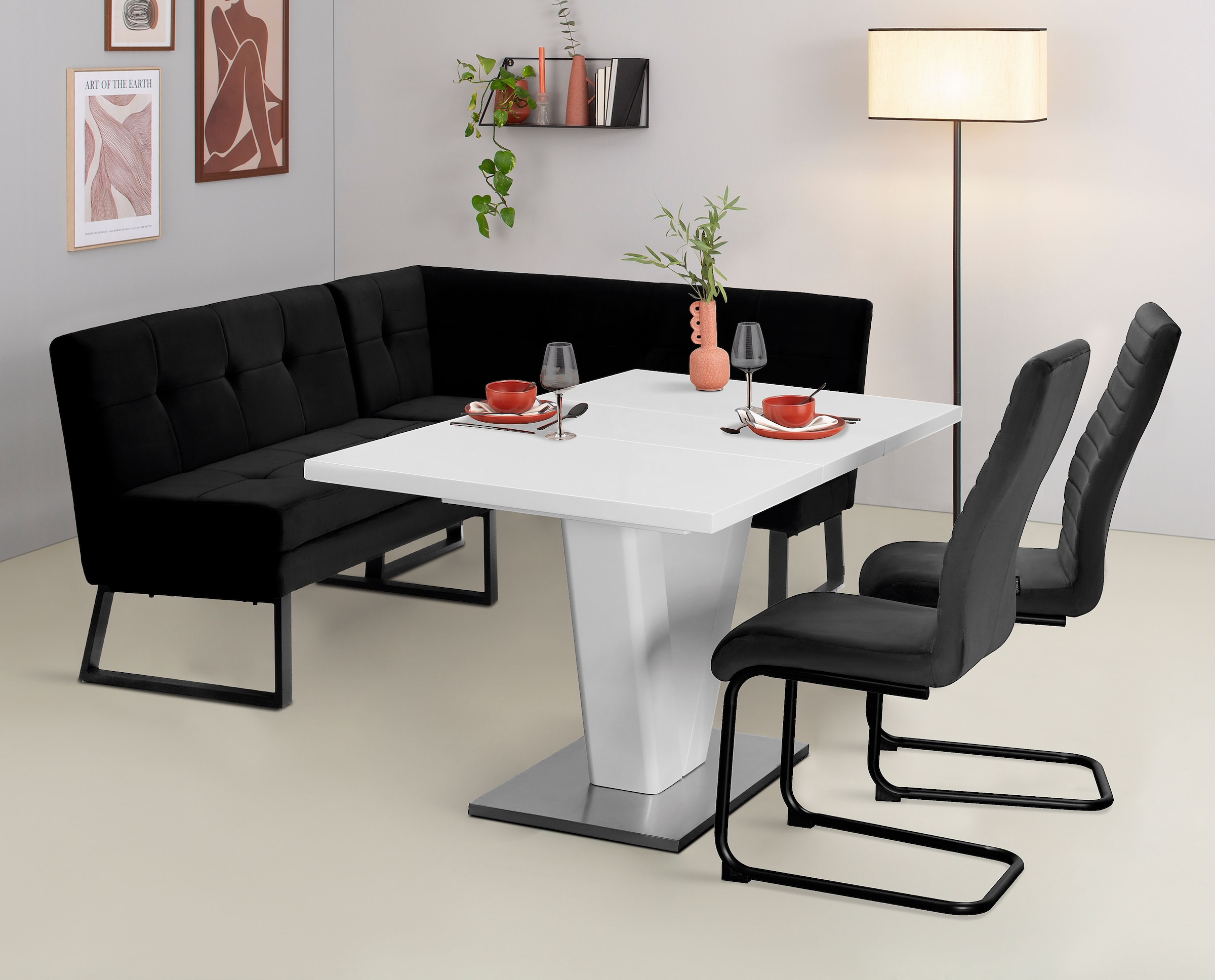 Home affaire Eckbank »GERANIE«, Esszimmerbank mit Stauraum