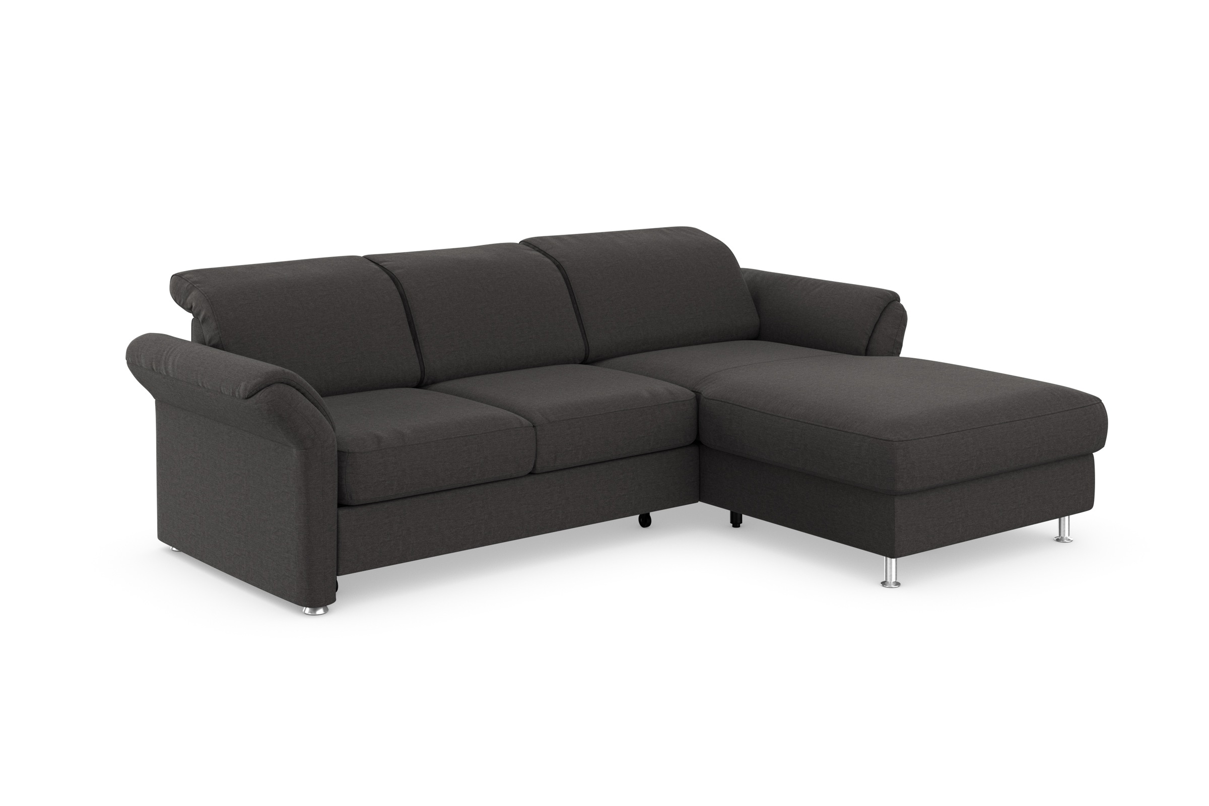 sit&more Ecksofa »Apulia L-Form«, wahlweise Bettfunktion, Bettkasten und Kopf- und Armteilverstellung
