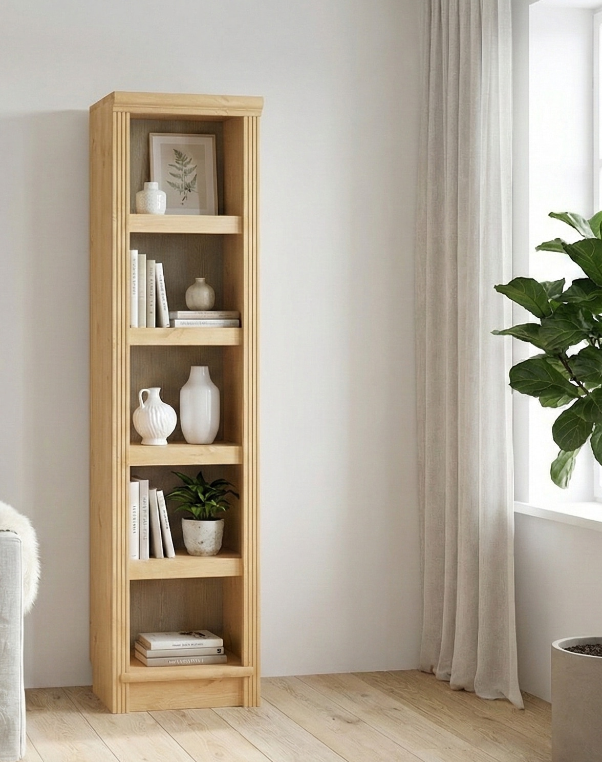 OTTO home Standregal »Riga« aus massiver Kiefer, FSC®-zertifiziert, made in Europe