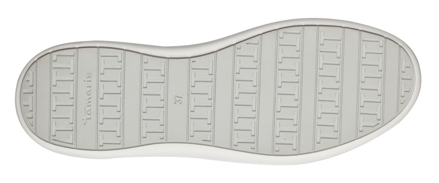 Tamaris Plateausneaker, Freizeitschuh, Halbschuh, Schnürschh mit Wechselfußbett