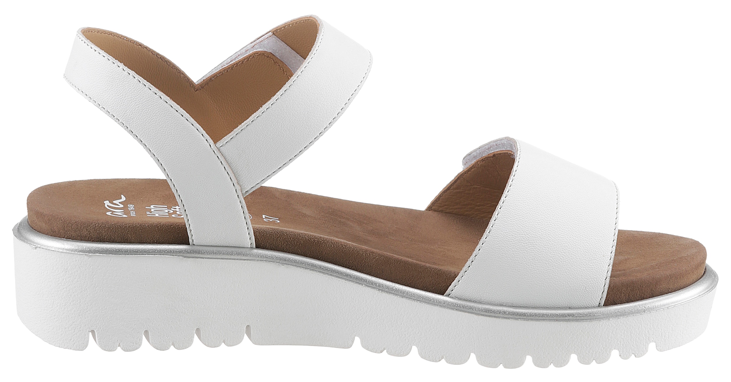 Ara Keilsandalette »BILBAO«  , Sommerschuh, Sandale, Keilabsatz, Klett, Weite G (weit)