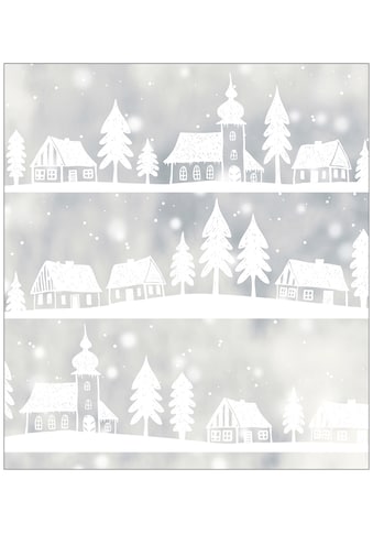 MySpotti Fensterfolie »Look Winter Village white«, halbtransparent, glattstatisch... kaufen