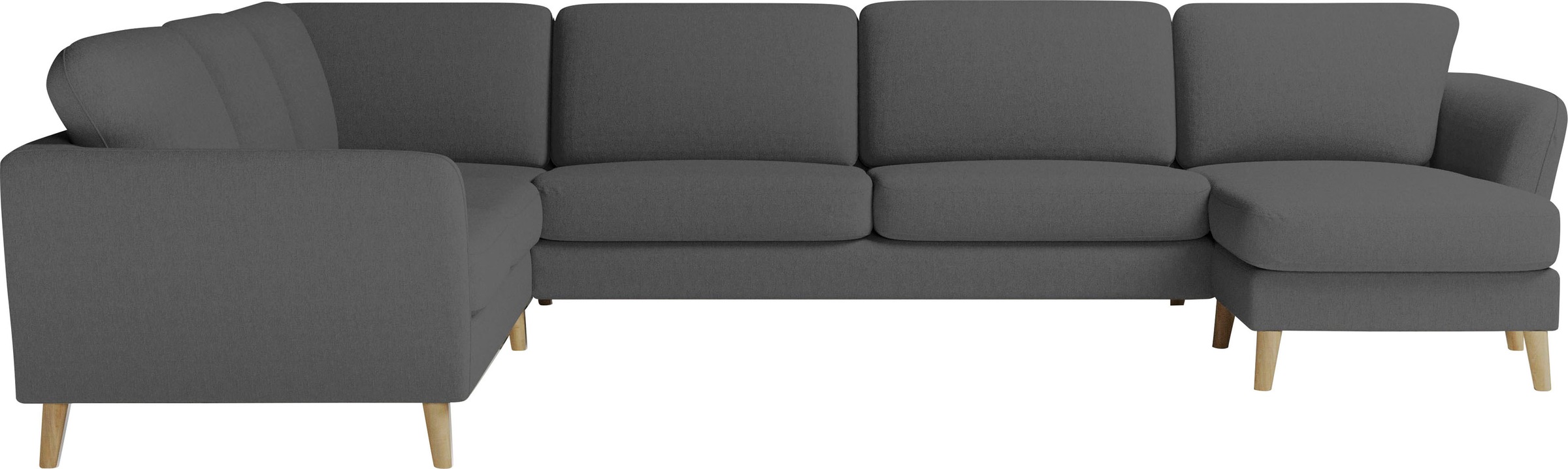 Home affaire "MARSEILLE XXL 349cm, U-Form, Ottomane rechts/links wählbar" M günstig online kaufen