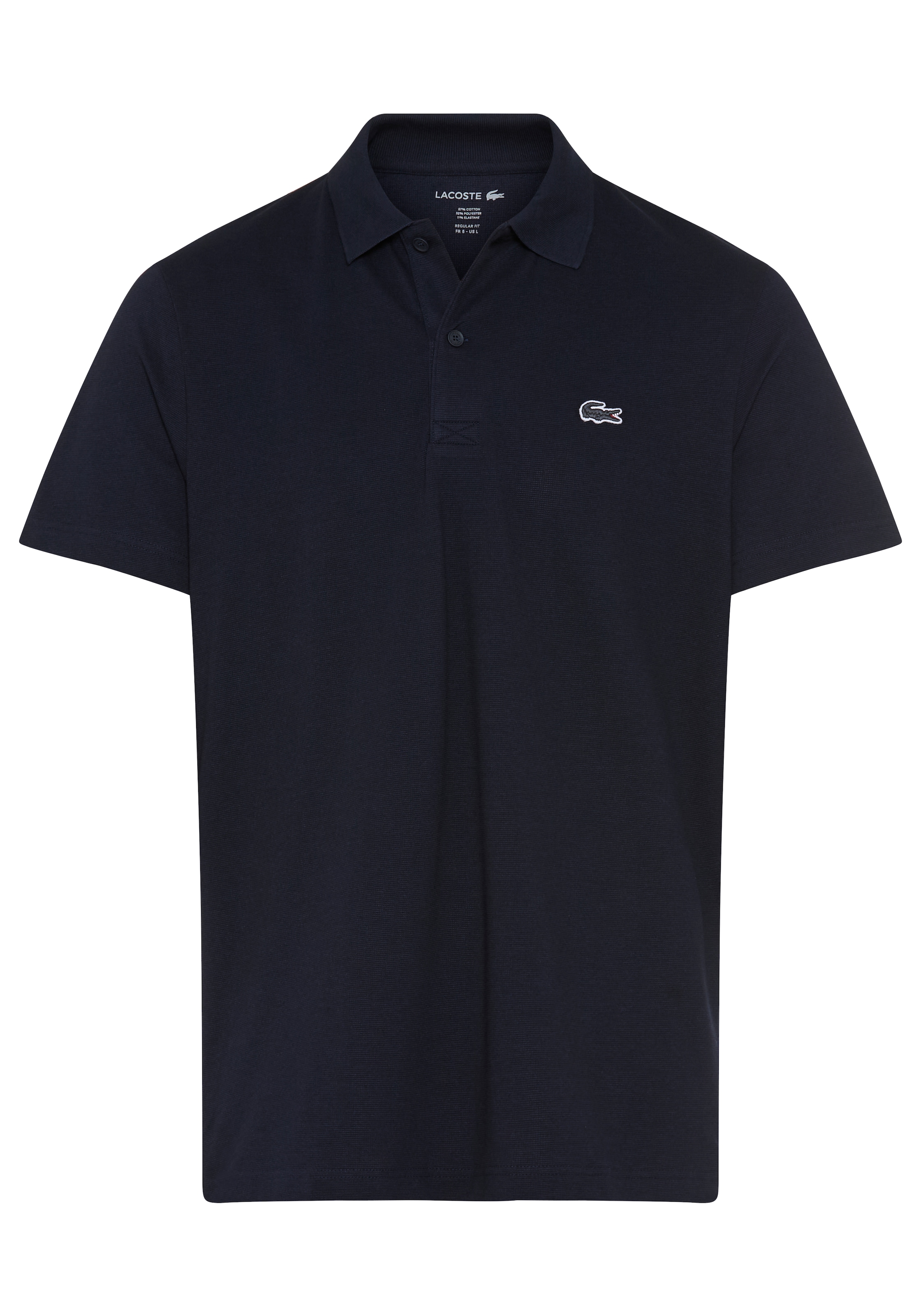 Lacoste Poloshirt Polokragen, Regular Fit, Feinripp-Qualität