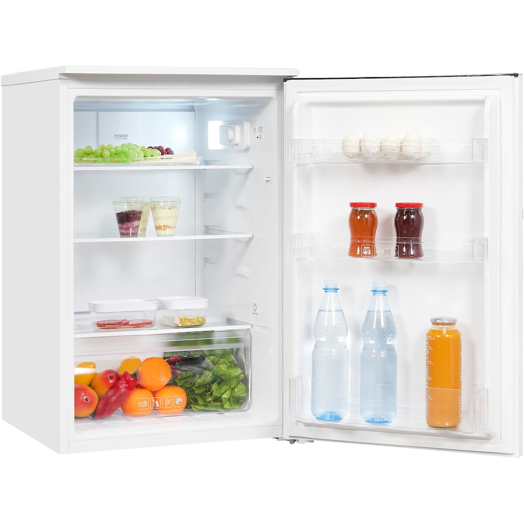 exquisit Kühlschrank »KS15-V-040E weiss«, KS15-V-040E weiss, 85 cm hoch, 55 cm breit