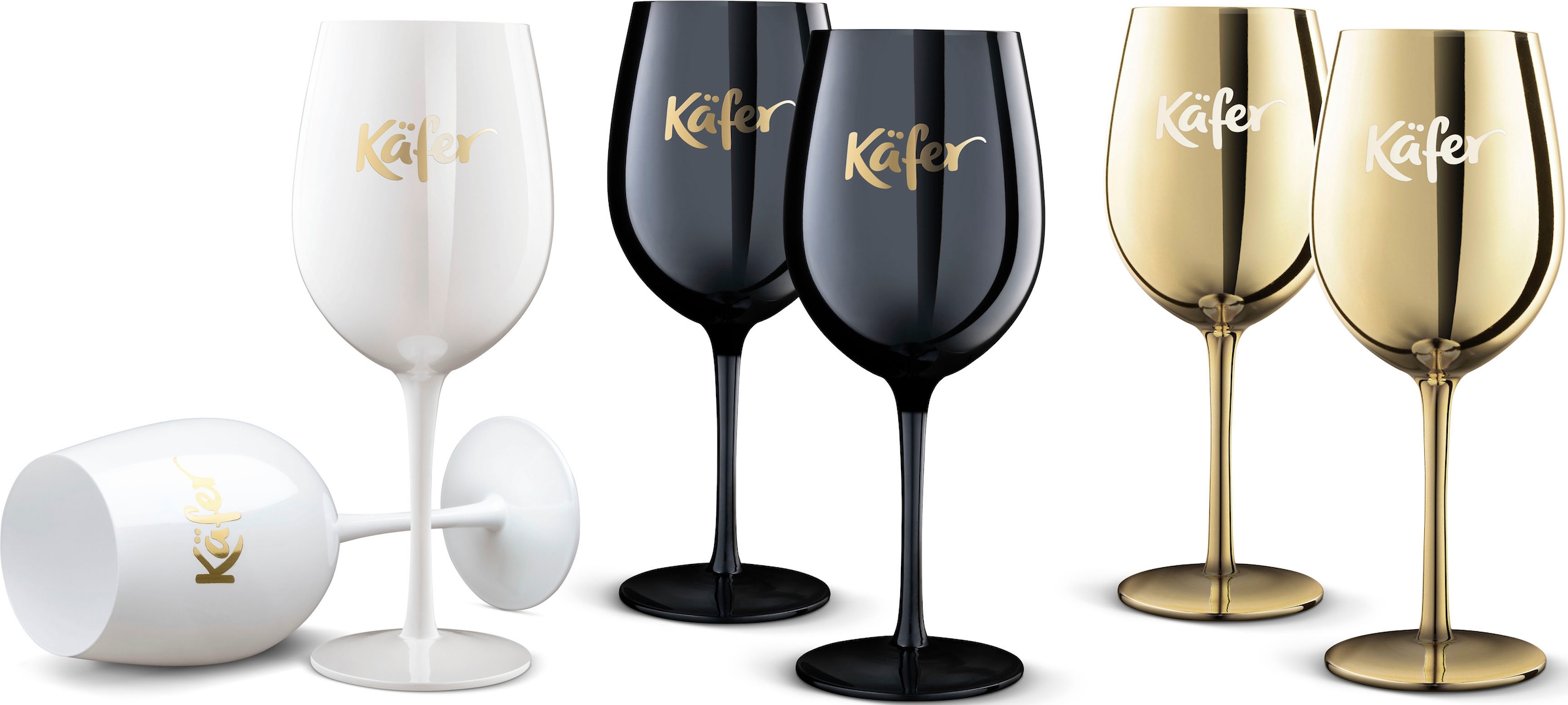 Käfer Cocktailglas »mundgeblasene Kelche im 2er Set«, (Set, 2 tlg., 2 Gläse günstig online kaufen