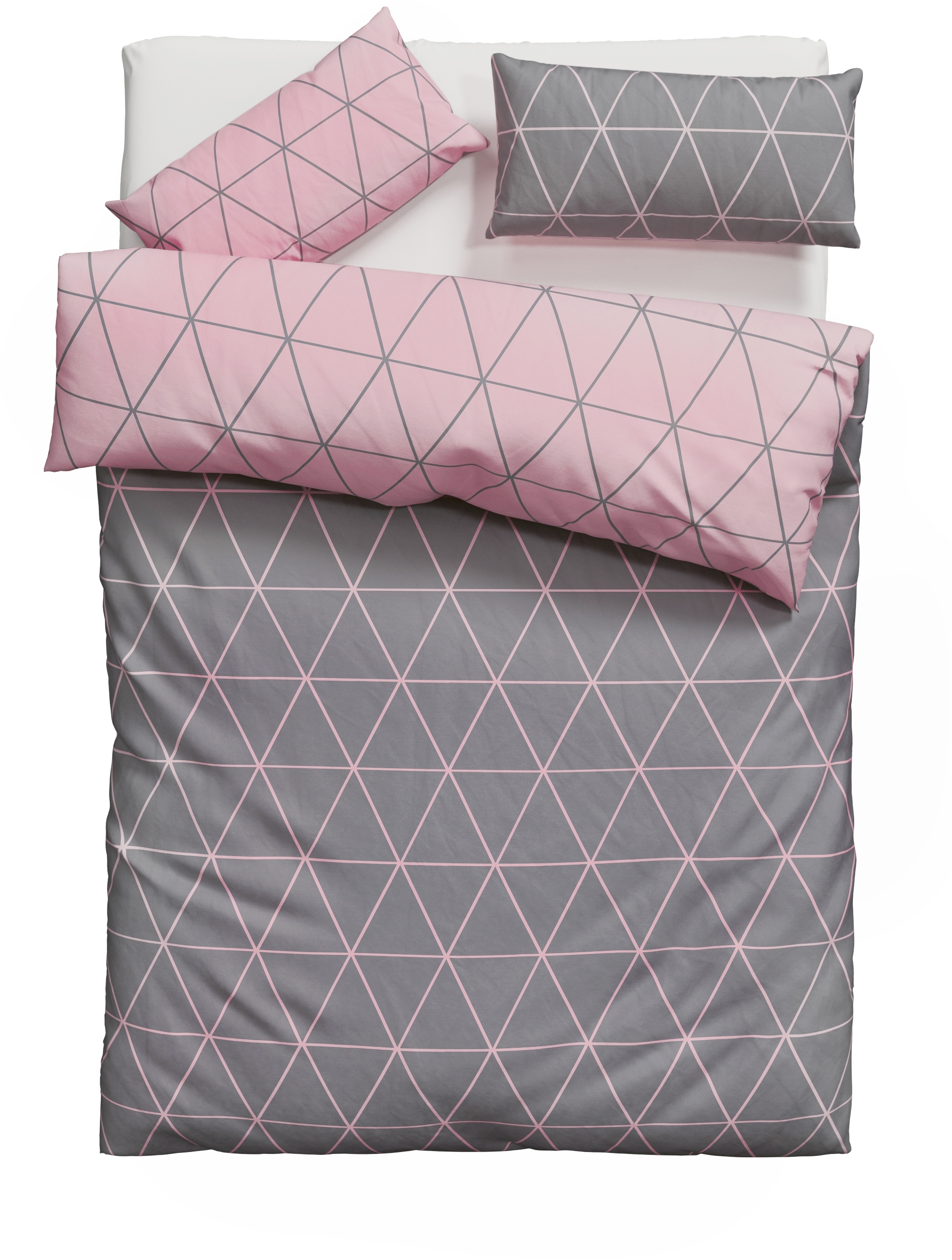 andas Bettwäsche »Balsby« 2 tlg. in Gr. 135x200 oder 155x220 cm, 100% Baumwolle