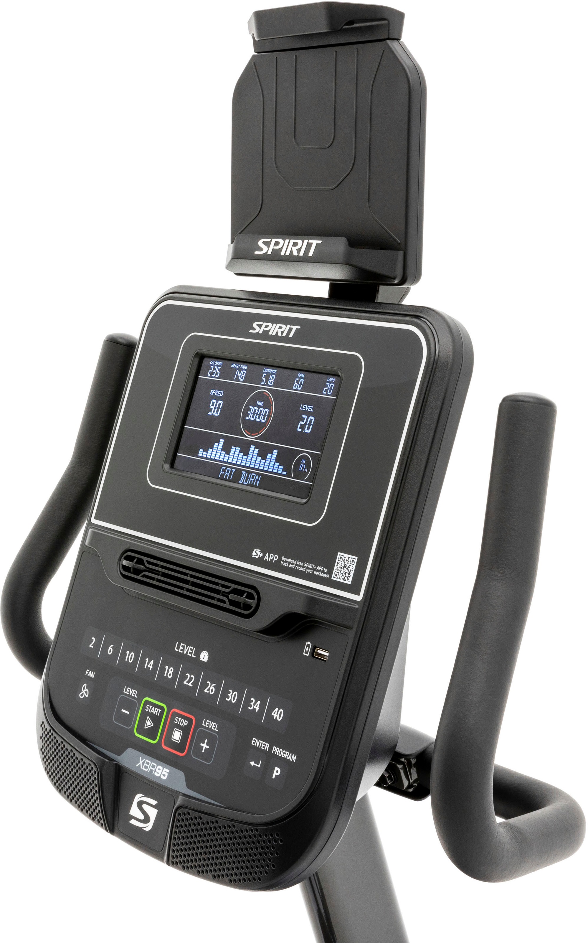 Spirit Fitness Heimtrainer »Spirit Fitness XBR55 Recumbent Bike«