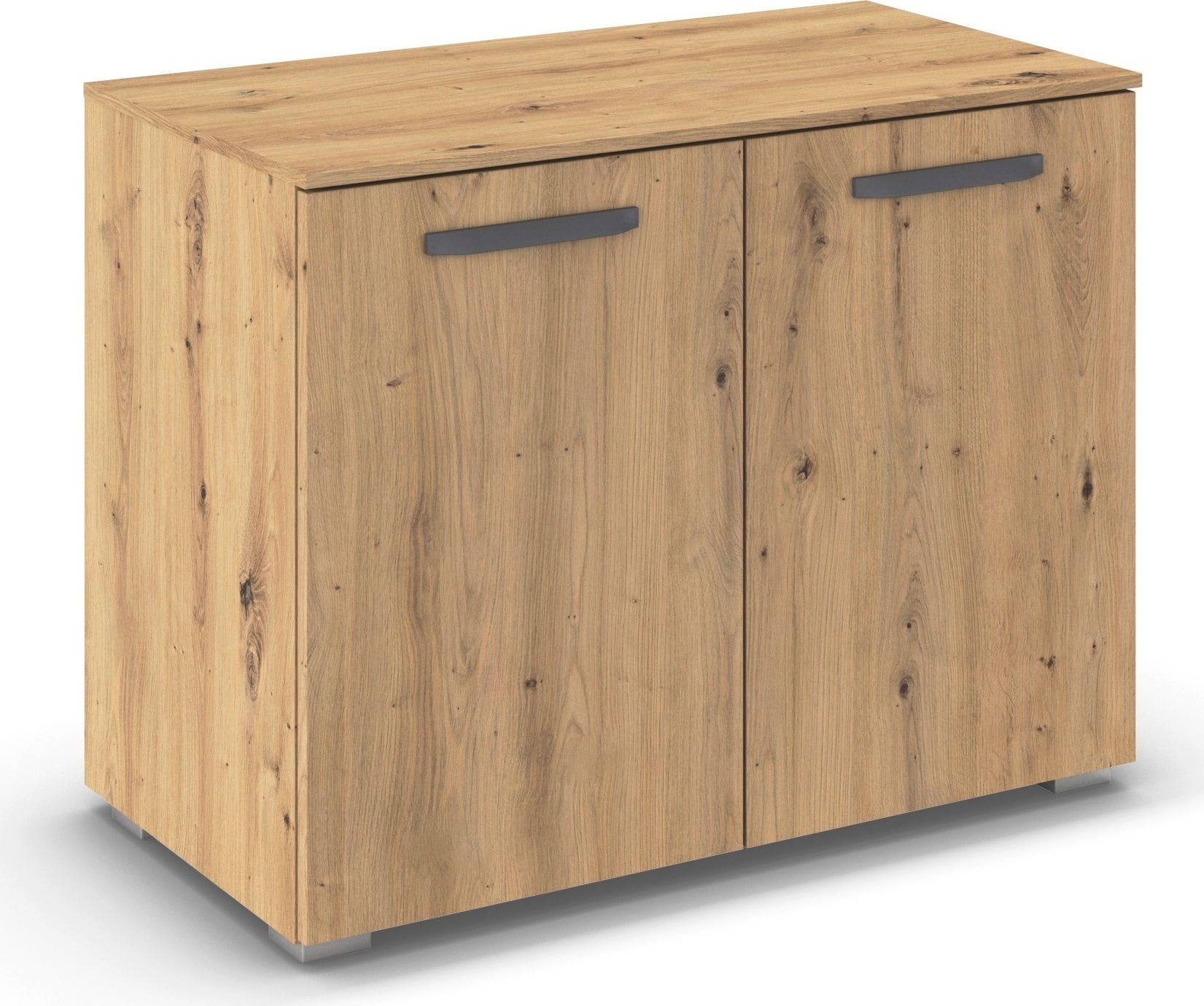 rauch Sideboard »Türkommode Kommode Lowboard OTELI mit Dekor- und Hochglanzfront« Breite 80 cm inkl. Soft-Close-Funktion,  mit 2 Türen, Einlegeboden variabel einsetzbar MADE IN GERMANY