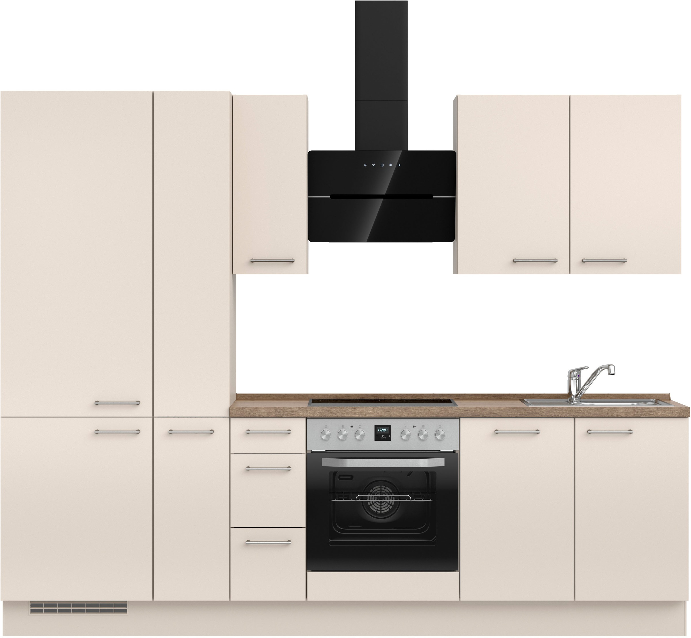 nobilia® Küchenzeile »"Laser II", Ausrichtung wählbar, Breite 270 cm« vormo günstig online kaufen