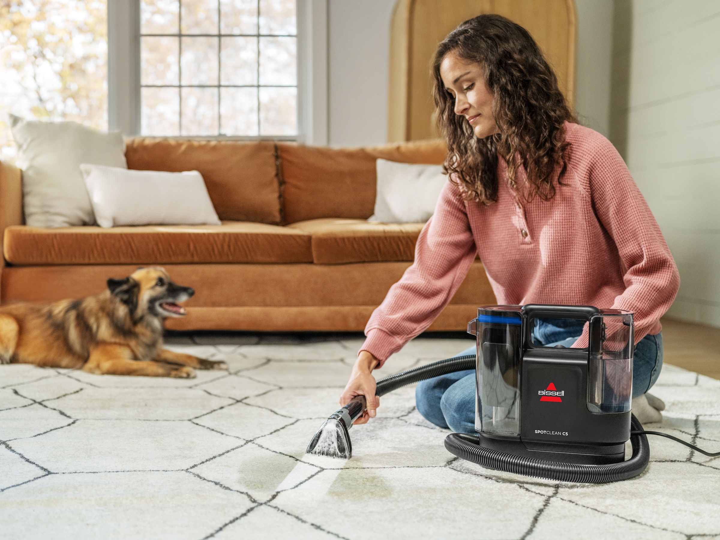 Bissell Wasch-Sauger »3928N, SpotClean C5 Select, leistungsstark, klein, Dual-Tank«, >15kPa, Selbstreingung, reinigt Flecken auf Teppich, Polster, Autositz