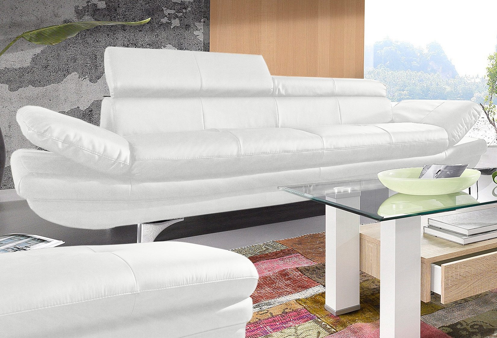 COTTA 3-Sitzer »Enterprise«, Big-Sofa, mit Armteilverstellung & Kopfteilver günstig online kaufen