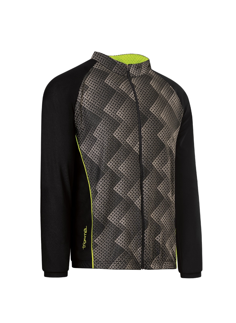 Trigema Trainingsjacke »TRIGEMA Fahrradjacke aus atmungsaktivem Material«, (1 St.)