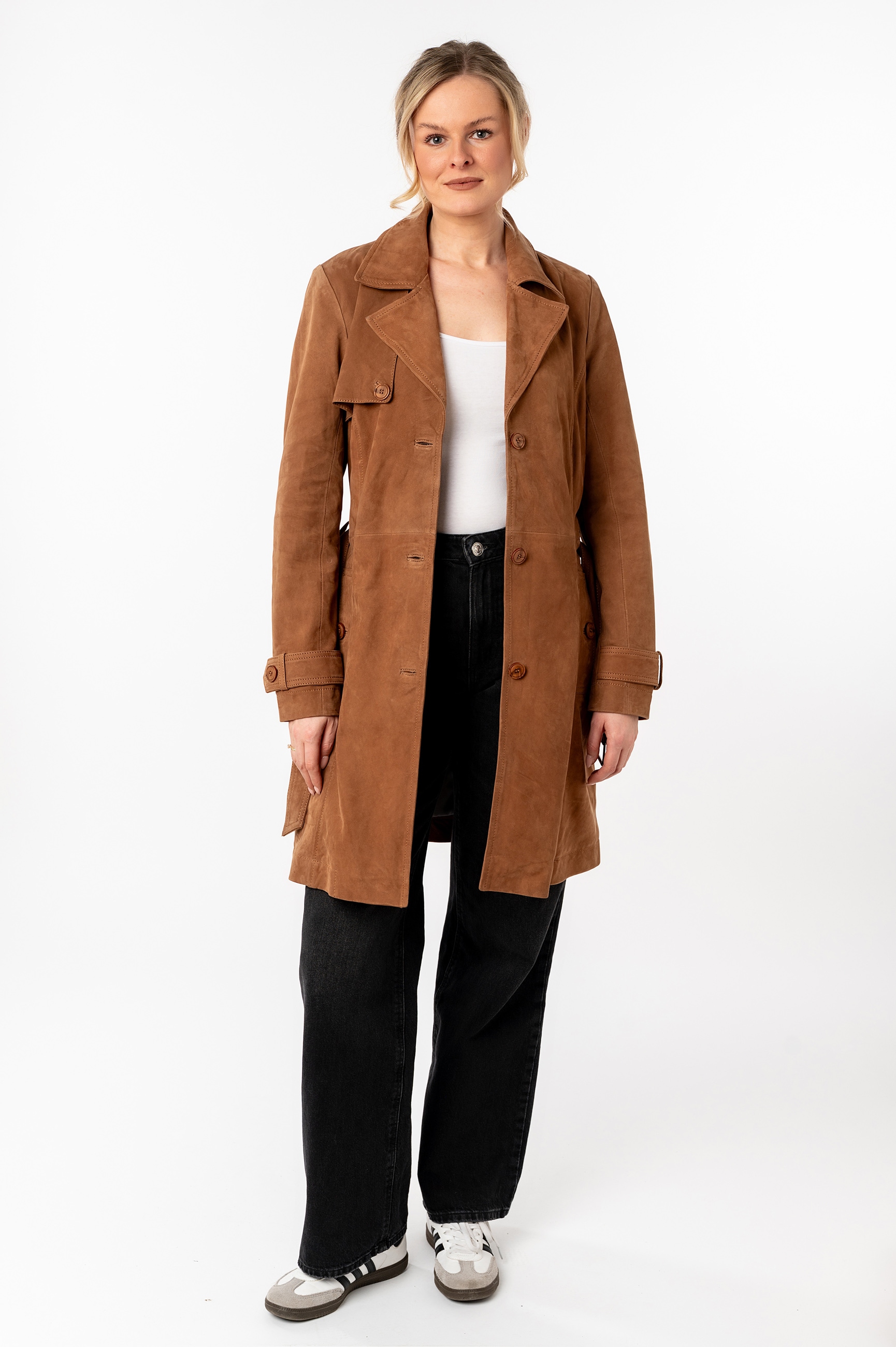 Mauritius Ledermantel »MWLilithy« mit Reverskragen