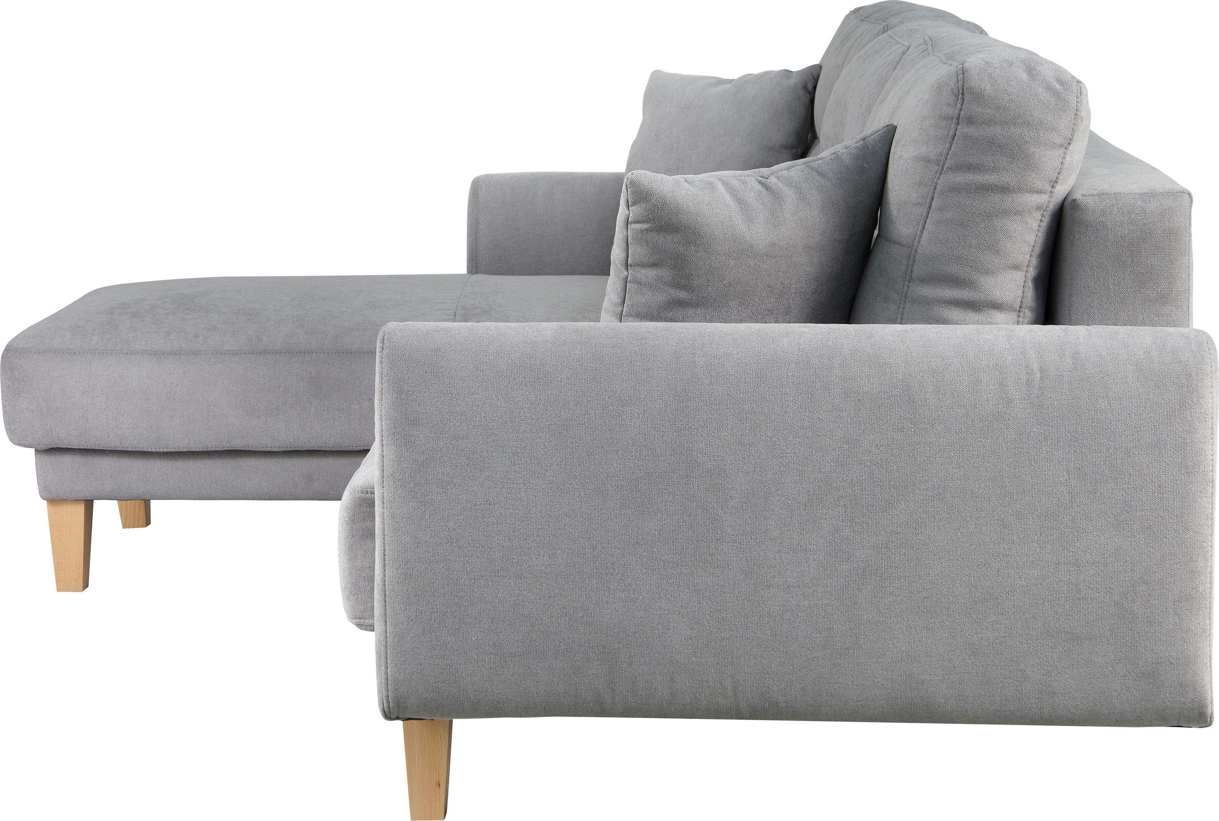Home affaire Ecksofa »TRIPLO optionale Schlafsofa mit Bettkasten, Maße B/T/H: 234/164/89 cm«, L-Form wahlweise mit Bettfunktion - Liegefläche 132x210 cm