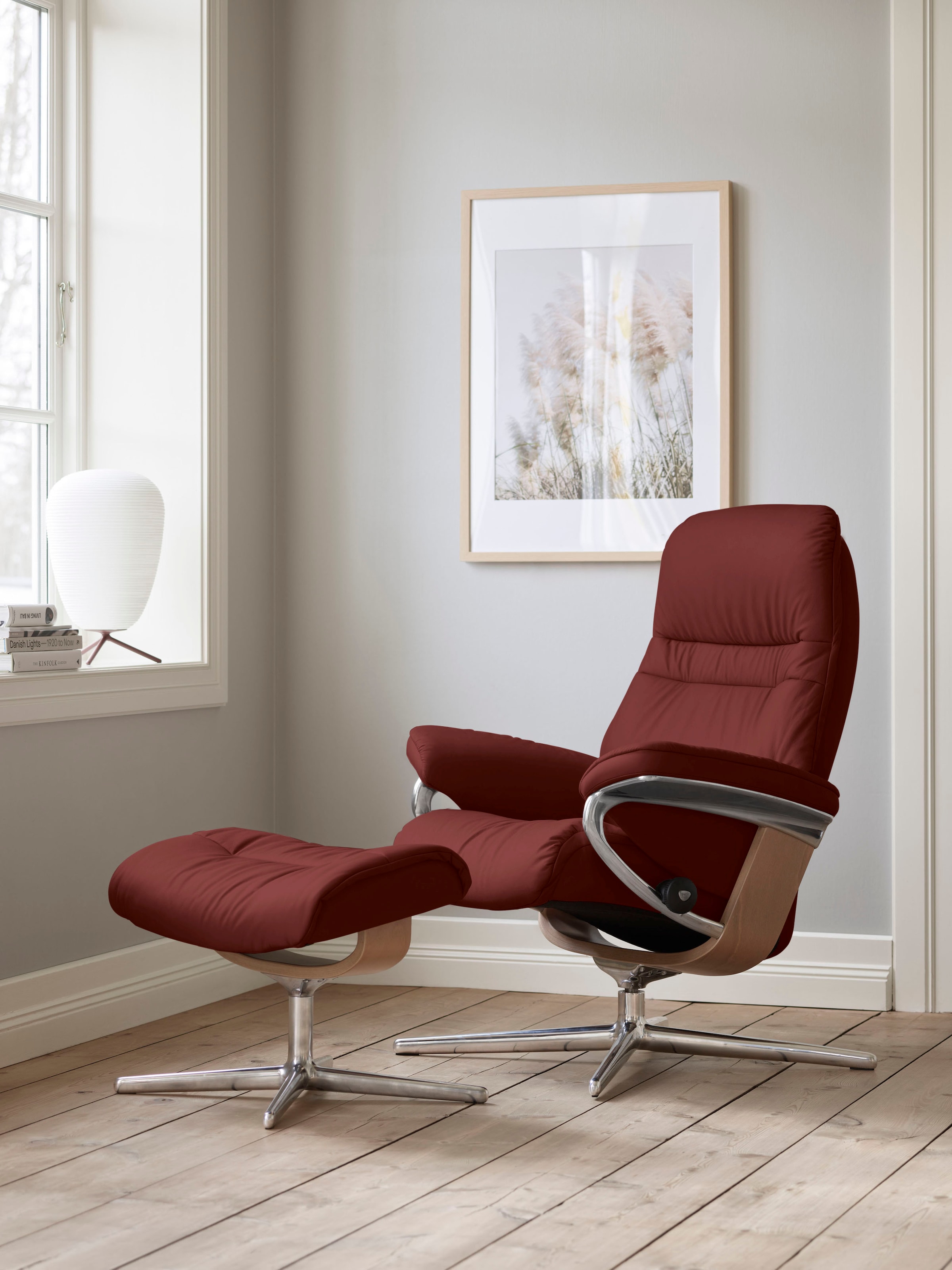 Stressless® Relaxsessel »Sunrise« Set, Relaxsessel mit Hocker, mit Hocker, günstig online kaufen