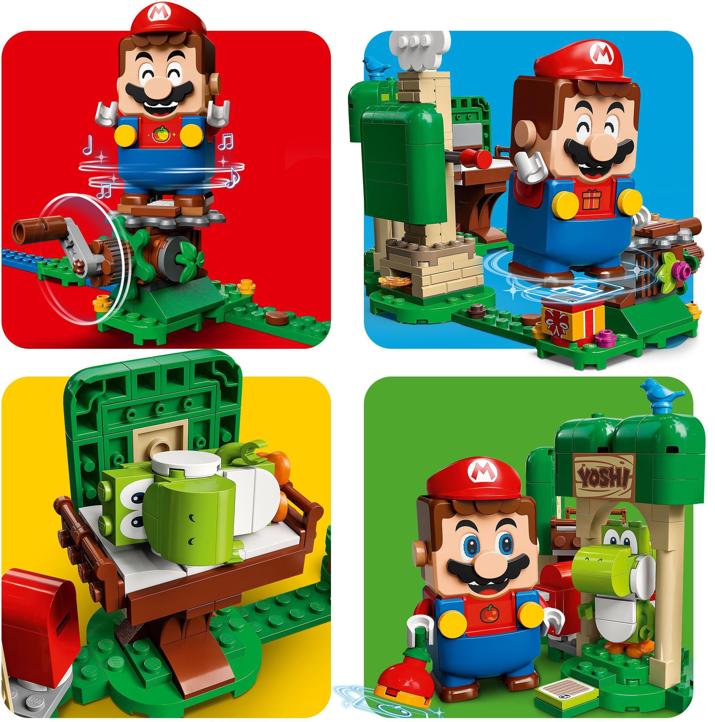 LEGO® Konstruktionsspielsteine »Yoshis Geschenkhaus – Erweiterungsset (71406), LEGO® Super Mario«, (246 St.), Made in Europe
