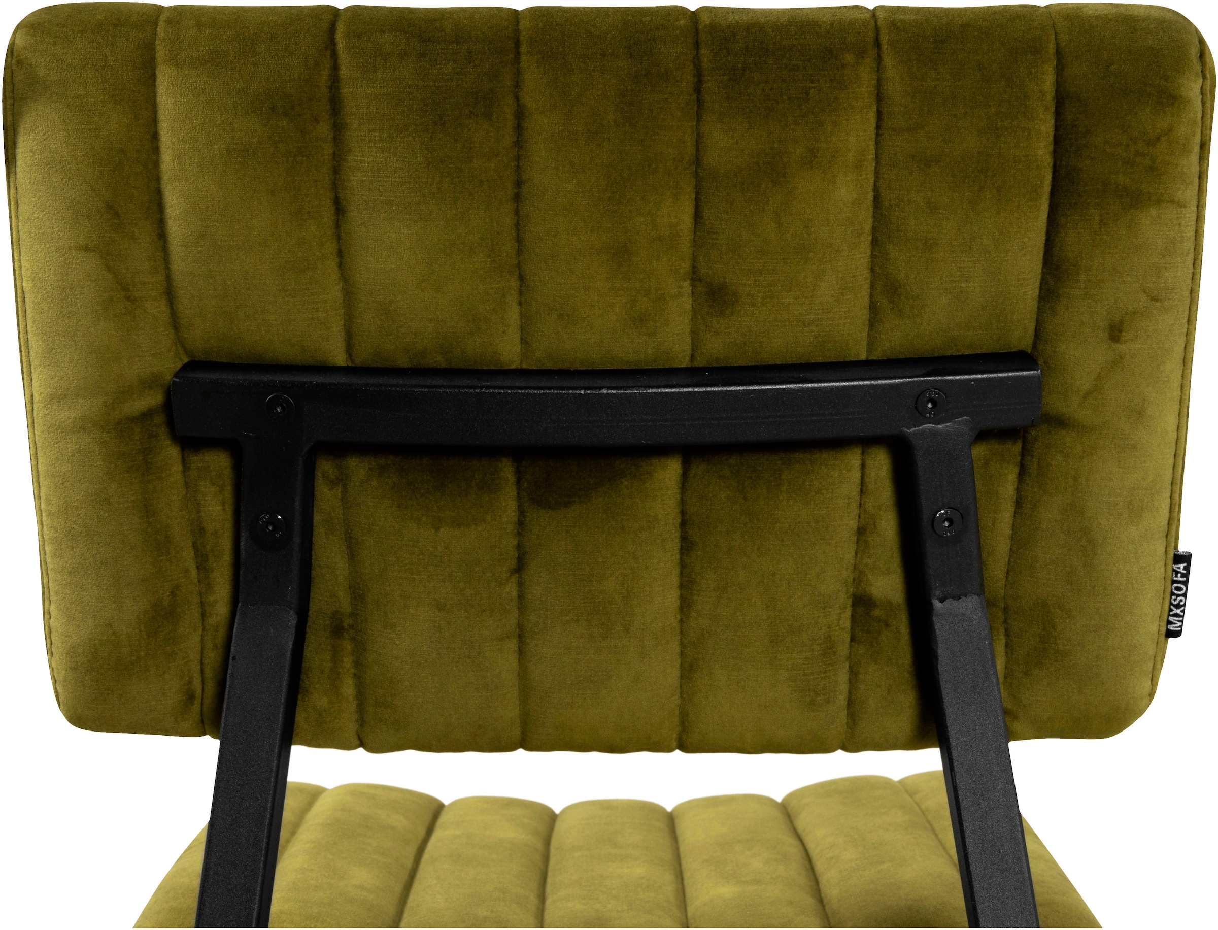 OMG Design Esszimmerstuhl »Ivan«, (Set), 1 St., Stoff, pflegeleichter Samtvelour Bezug, Küchenstuhl