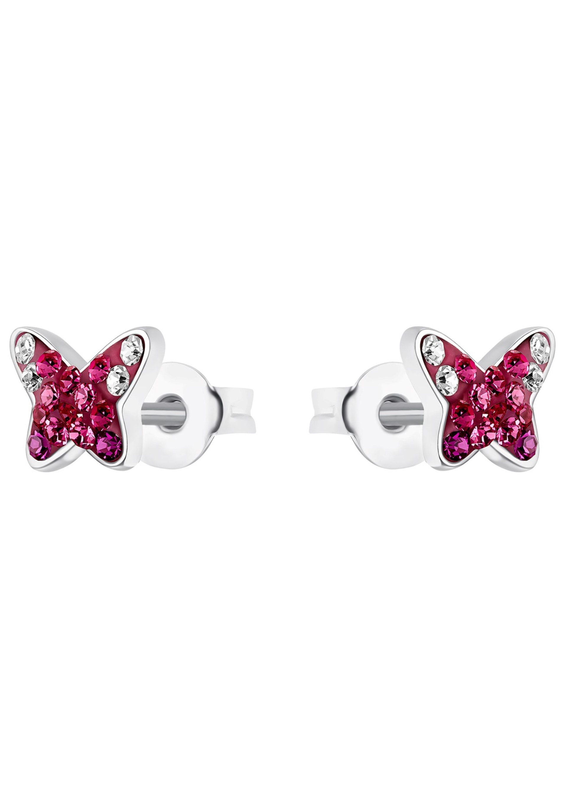 Prinzessin Lillifee Paar Ohrstecker »Schmetterling, 2034006«, mit Preciosa Crystal