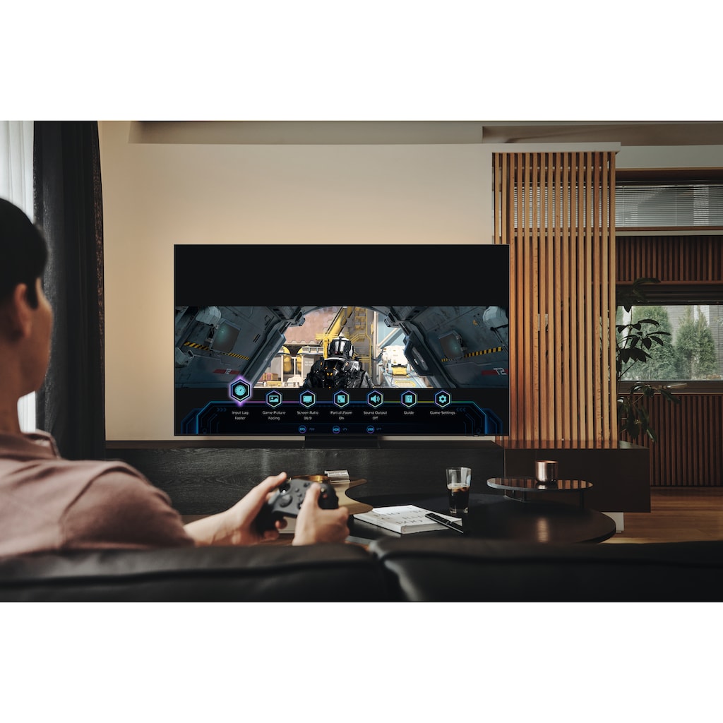 Samsung QLED-Fernseher »75" Neo QLED 4K QN90B (2022)«, 189 cm/75 Zoll, Smart-TV, Quantum Matrix Technologie mit Neo Quantum 4K-HDR 2000-Ultimate UHD