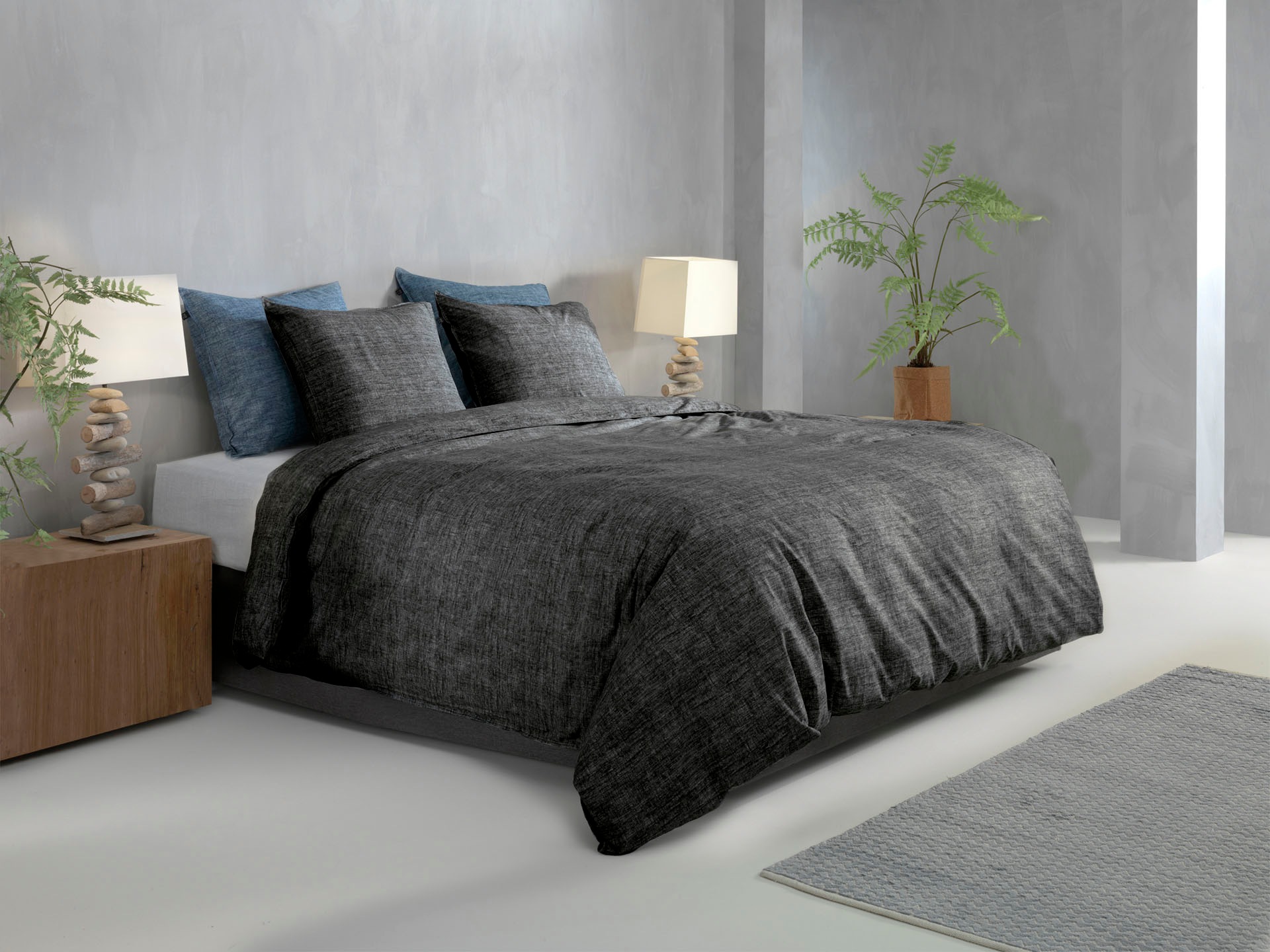 ZO HOME Bettwäsche »Lino«, Bettwäsche aus 100% Baumwolle, hochwertiges Renf günstig online kaufen