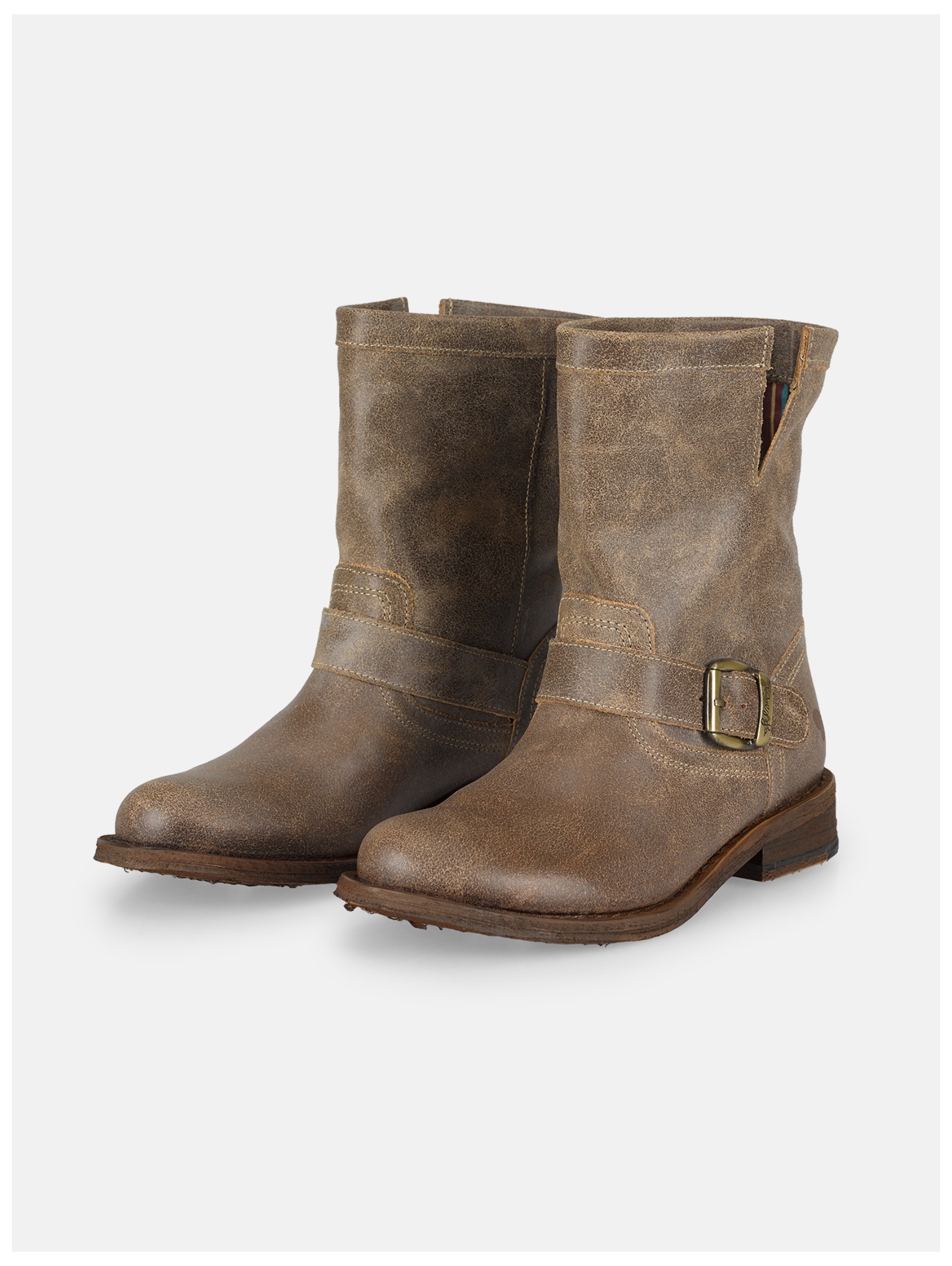 Felmini Bikerboots »Felmini Stiefelette Leder«