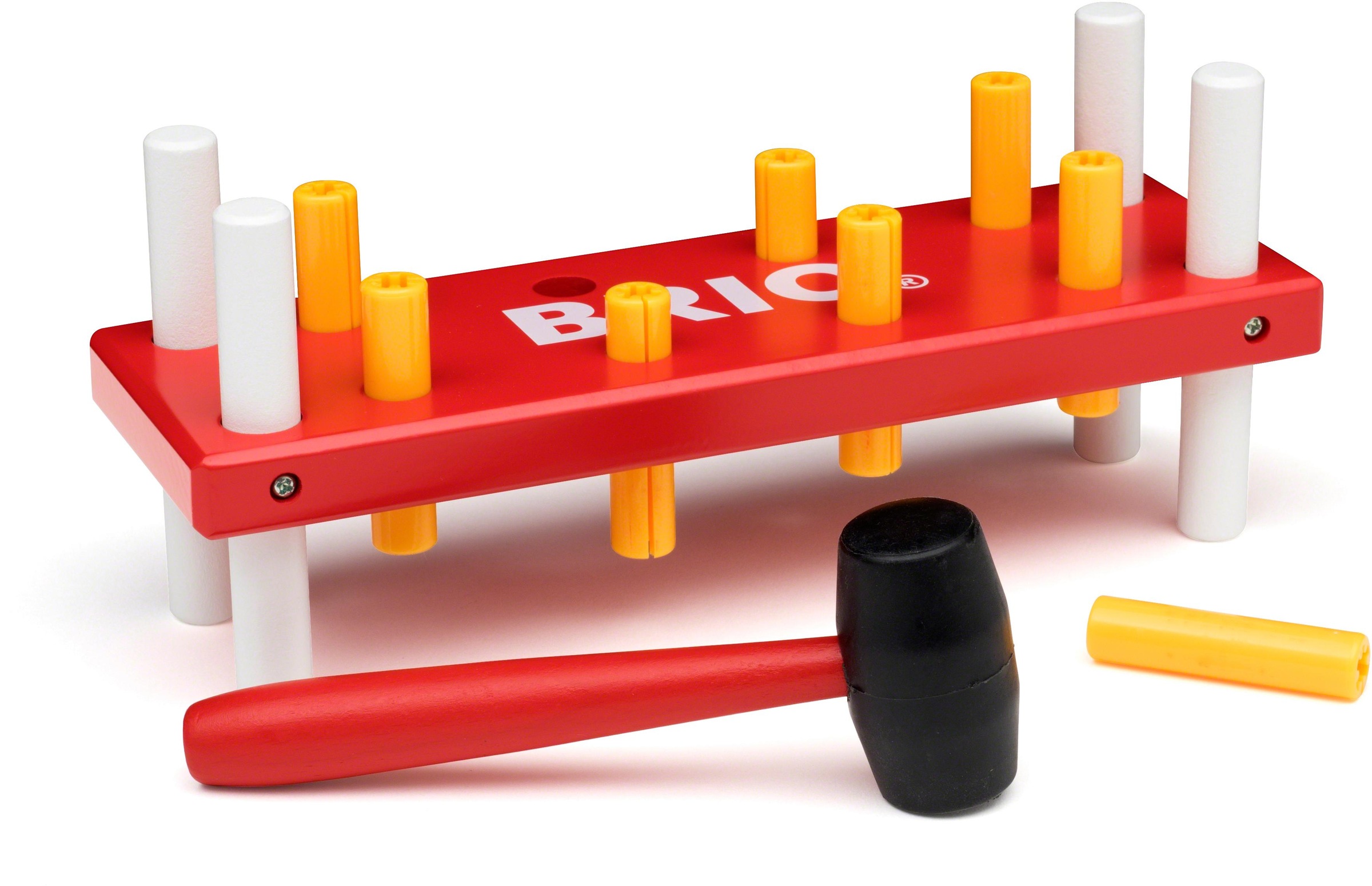 BRIO® Steckspielzeug »Klopfbank, rot«, FSC® - schützt Wald - weltweit
