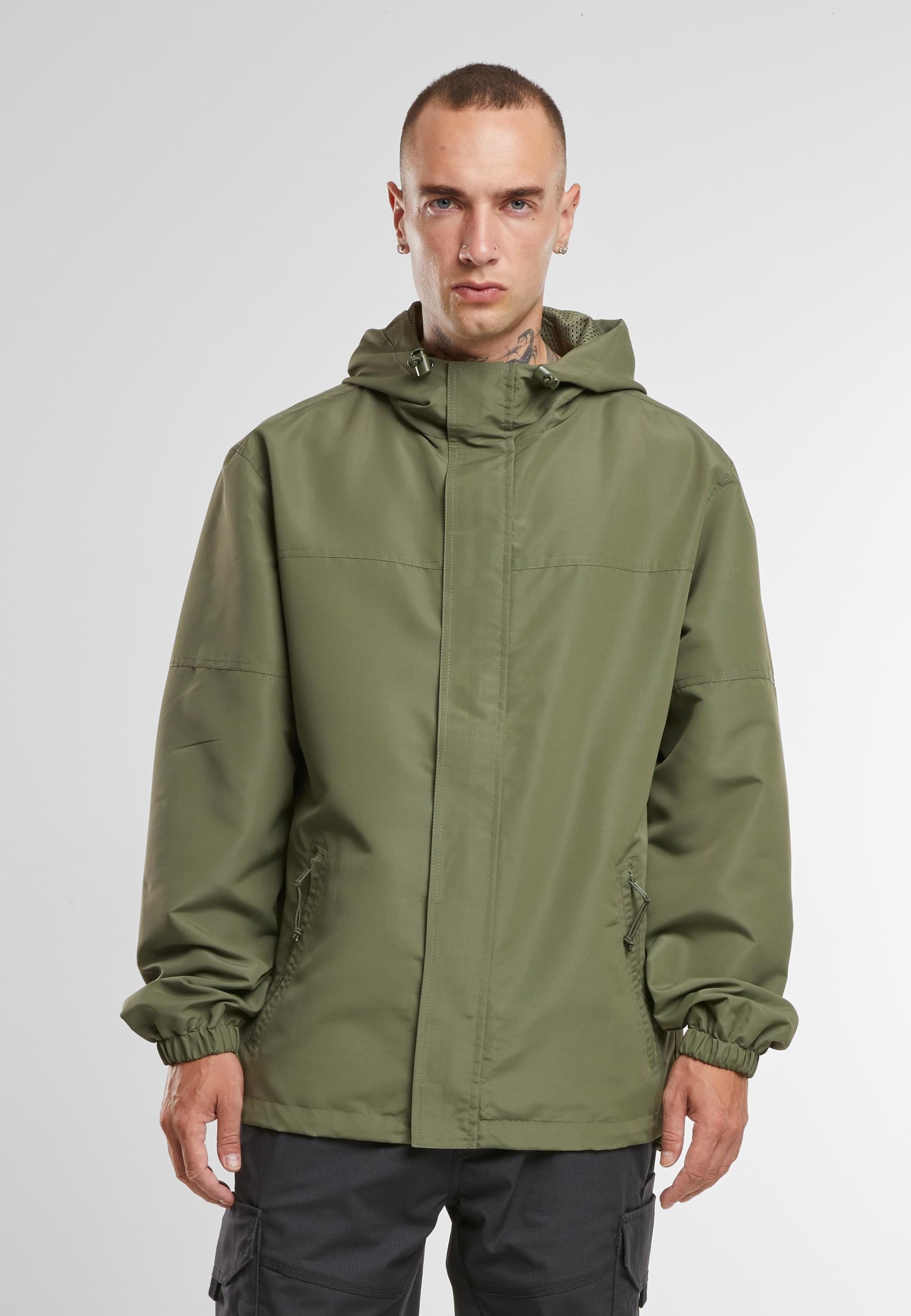 Brandit Windbreaker »Brandit Brandit Men Light Windbreaker Frontzip« 1 Stk. tlg. mit Kapuze