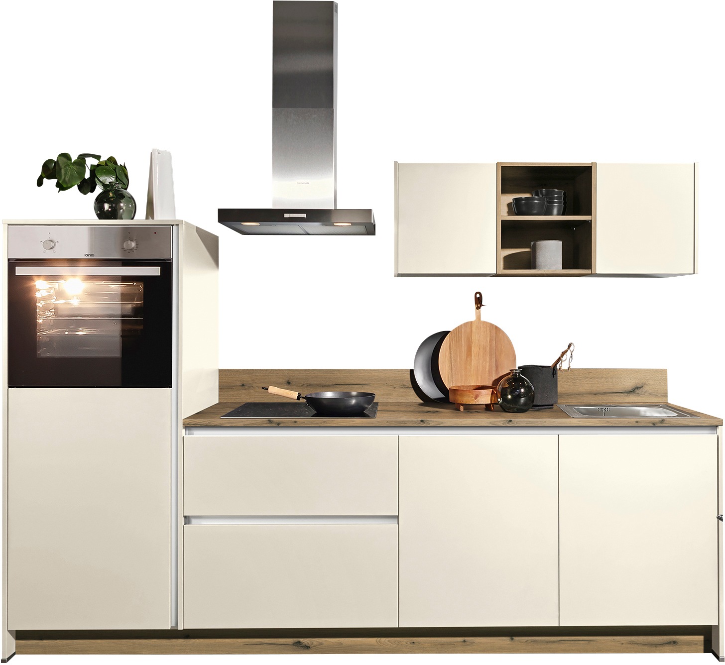 KOCHSTATION Küche »KS-Sakura, vormontiert, mit Vollauszügen und höhenverste günstig online kaufen