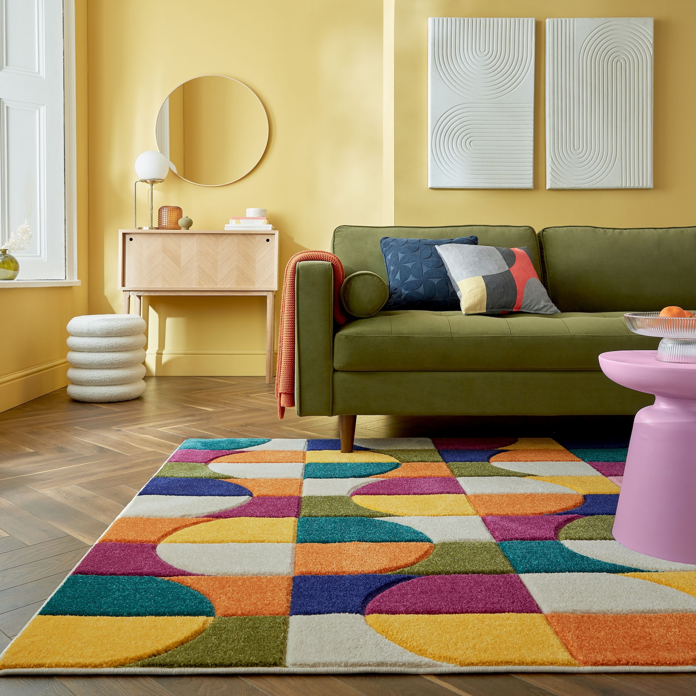 FLAIR RUGS Teppich »ChaCha«, rechteckig, 8 mm Höhe, Abstrakter Teppich günstig online kaufen