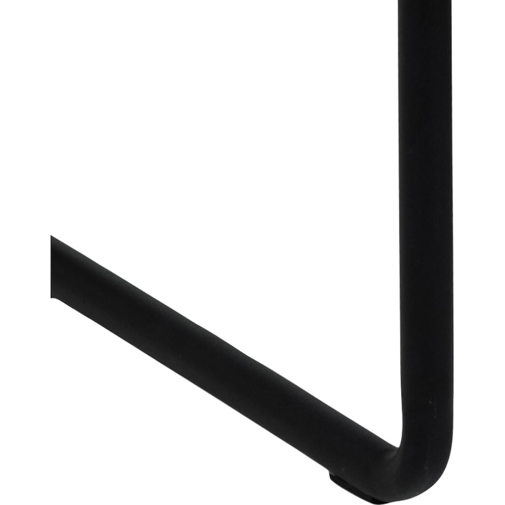 andas Sitzbank »Ximena«, (1 St.), mit edlem Samtvelours und schwarzen Metallbeinen, Breite 95 cm