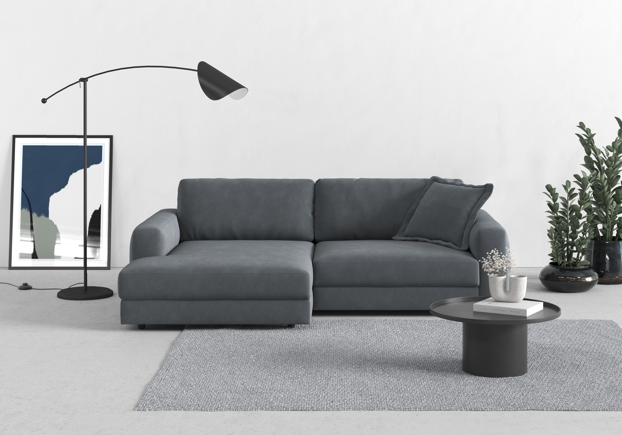 TRENDMANUFAKTUR Ecksofa »Bourbon, Mega Designsofa mit tollem Sitzkomfort, B günstig online kaufen