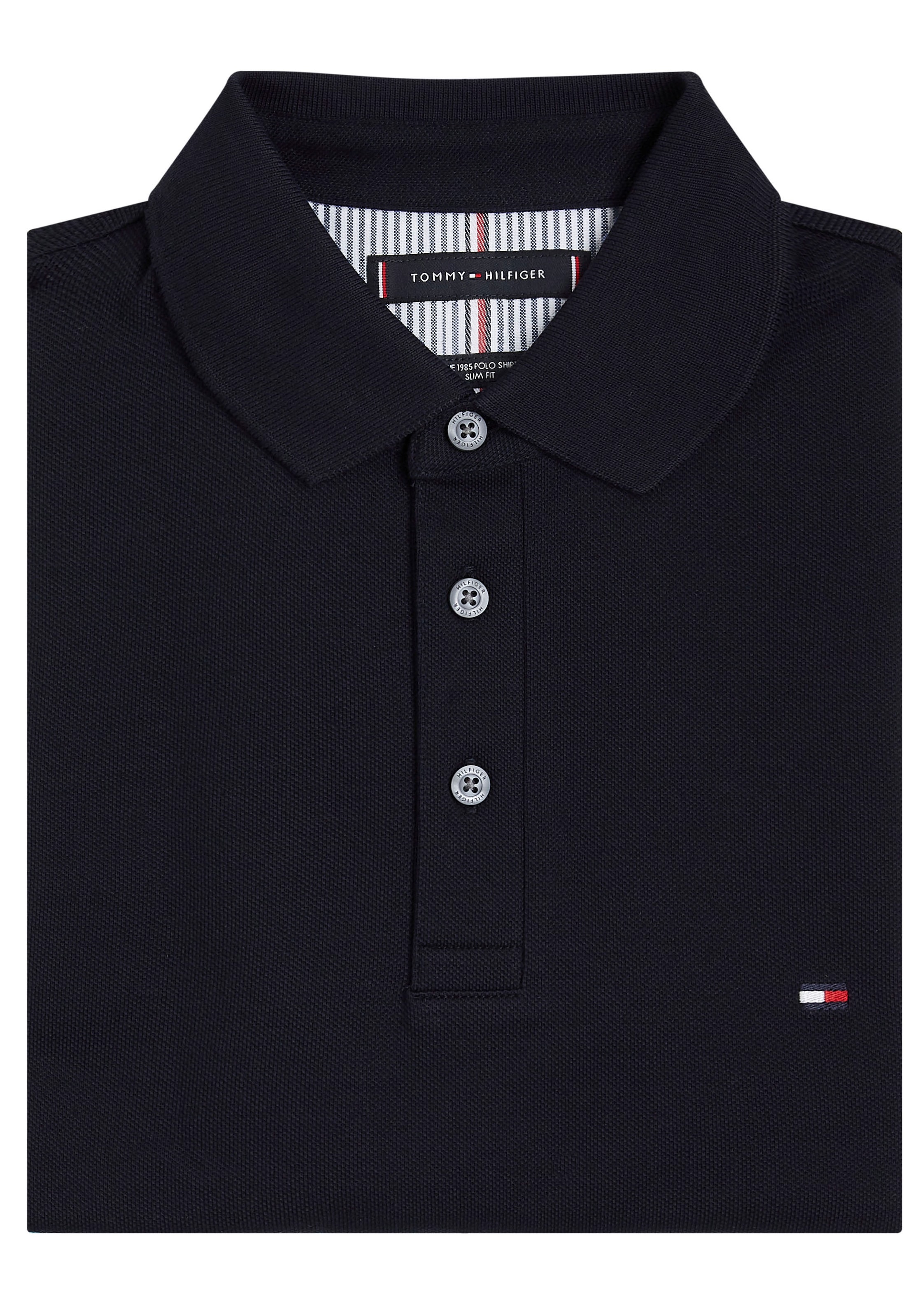 Tommy Hilfiger Poloshirt »1985 SLIM POLO«, hochwertige Baumwoll-Piqué-Qualität