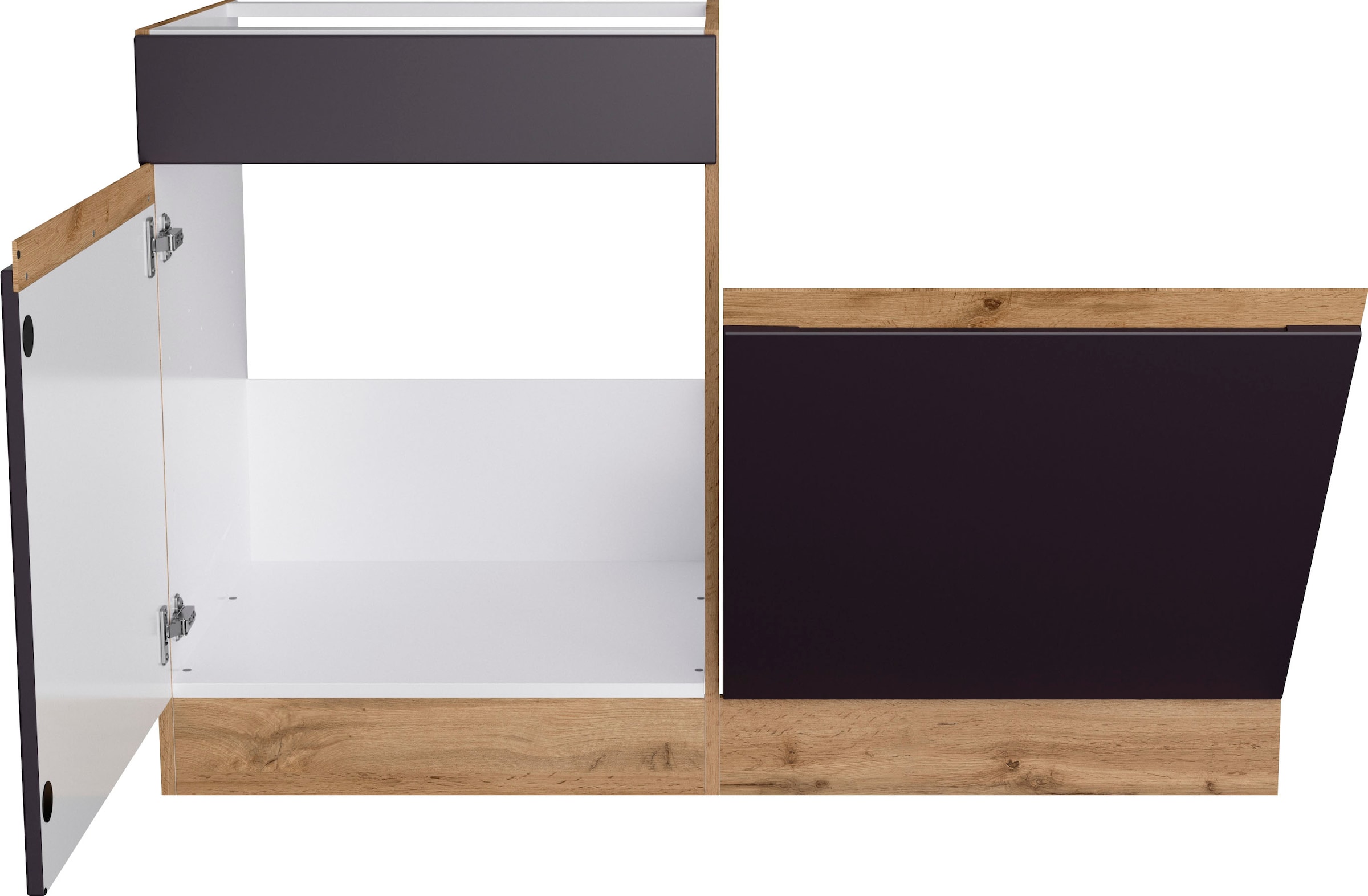 KOCHSTATION Spülenschrank »KS-Riesa«, Breite 120 cm, MDF-Fronten