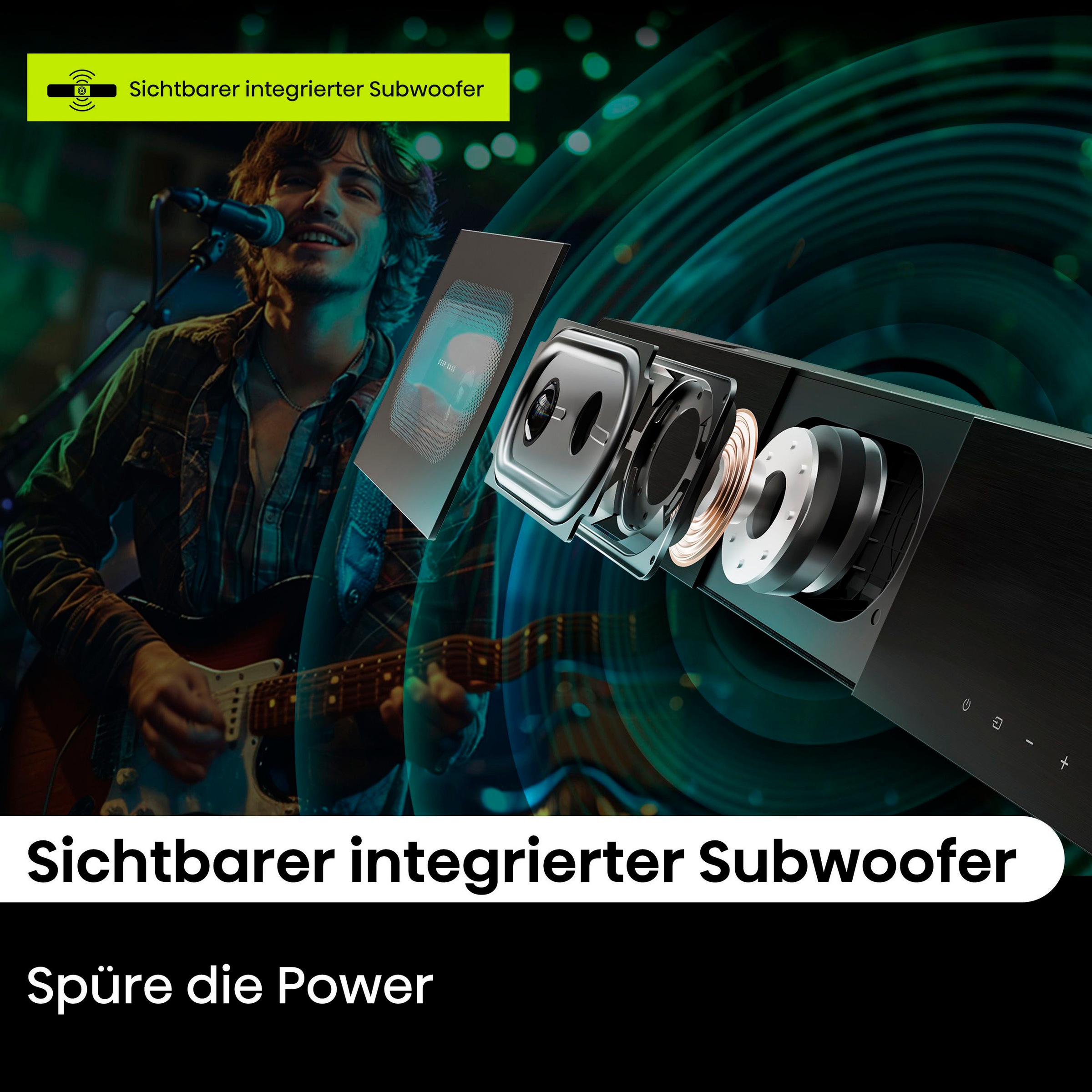 Hisense Mini-LED-Fernseher »55E8S« 139 cm/55 ″ Smart-TV inkl. HS2000 Soundbar im Wert von UVP €129
