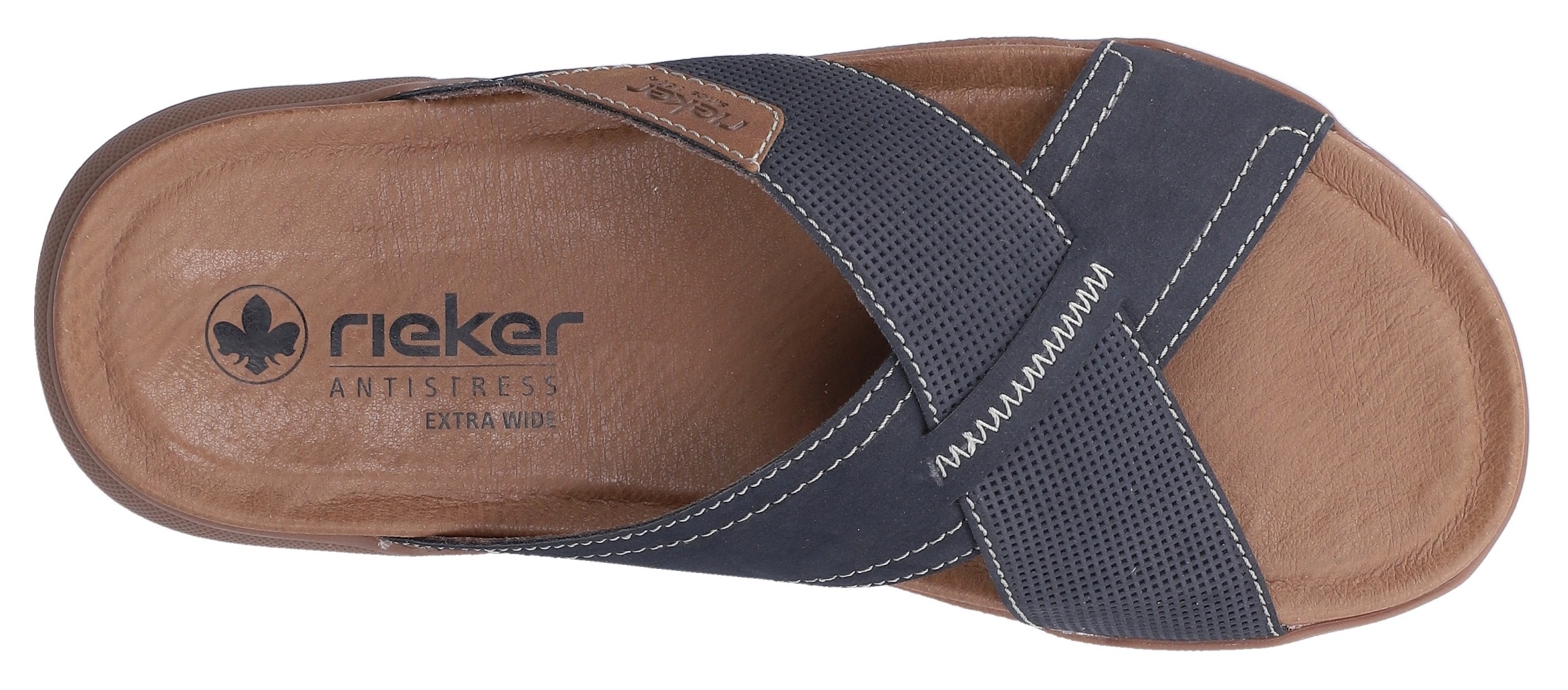 Rieker Pantolette  Sommerschuh, Hausschuh, Urlaubsschuh in bequemer Form