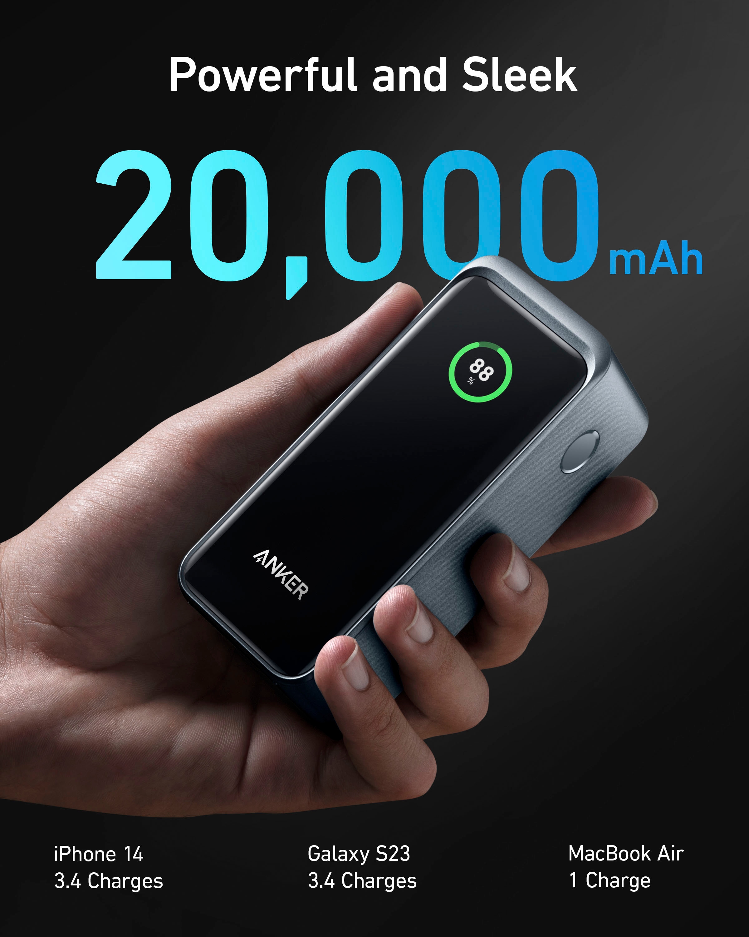 Anker Powerbank »Prime 20.000mAh Powerbank (200W)«, 20000 mAh