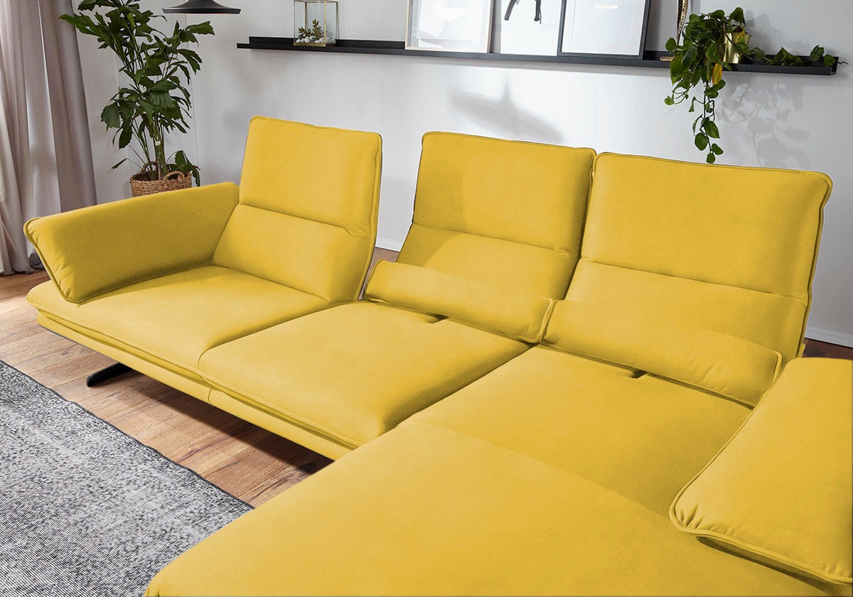 W.SCHILLIG Ecksofa "broadway, Designsofa mit tollem Sitzkomfort", Sitztiefe günstig online kaufen